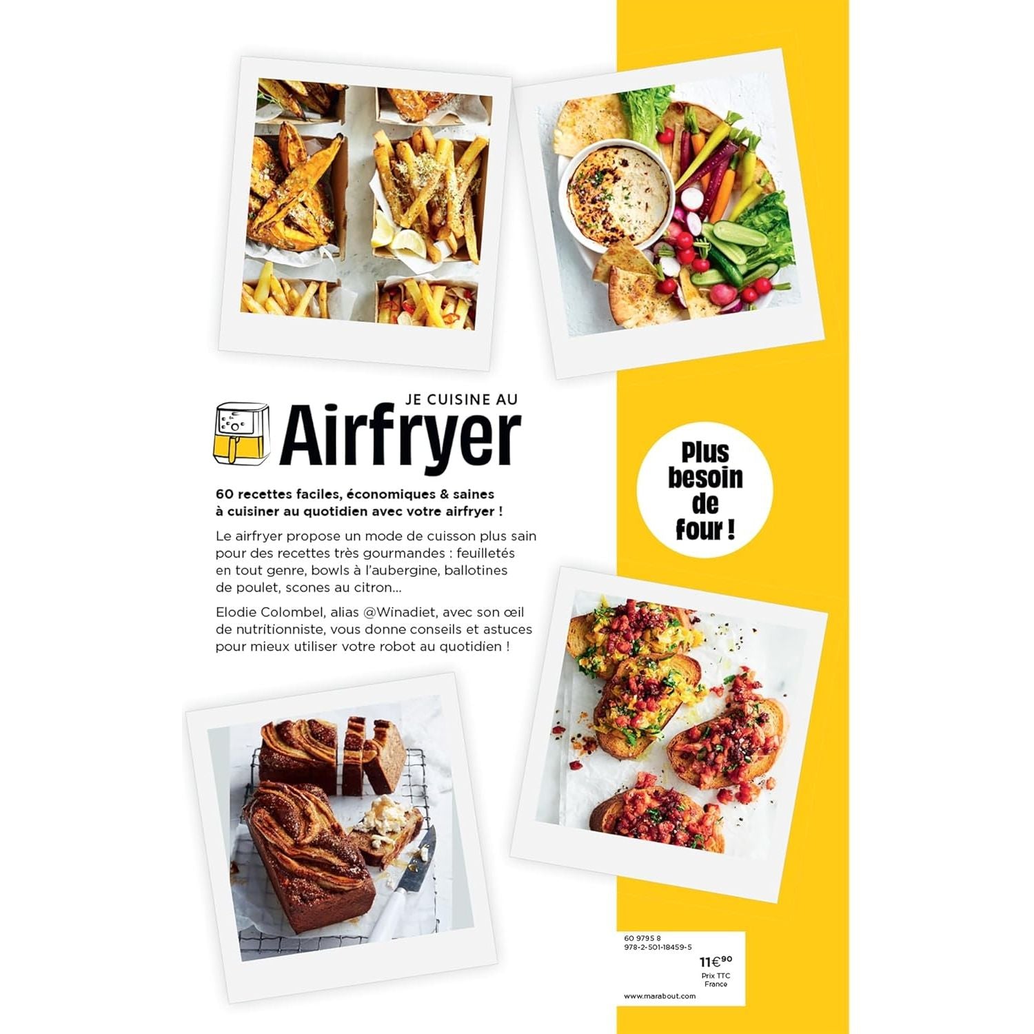 Je cuisine au Airfryer    - Marabout - Livre de cuisine -  - La Guilde Culinaire