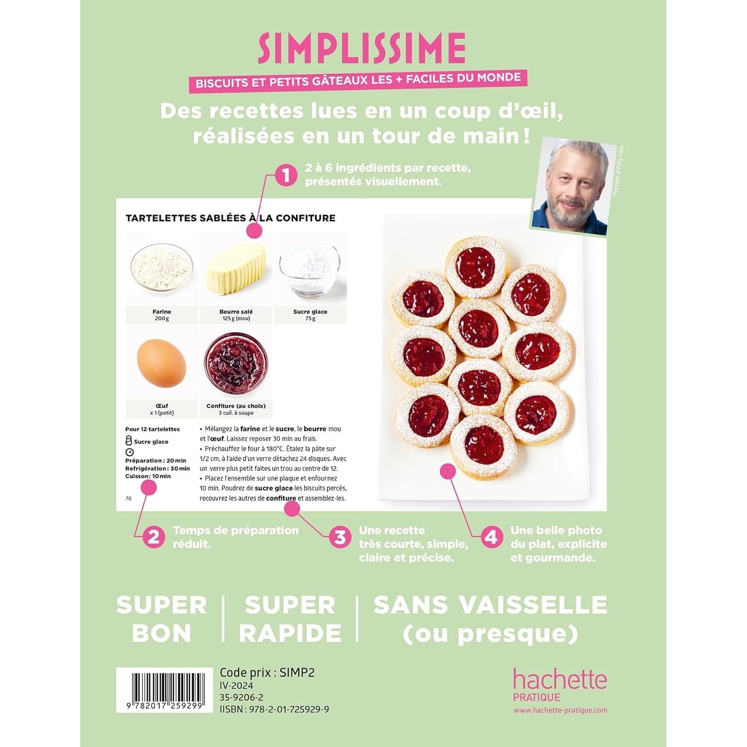 Simplissime : Biscuits et petits gâteaux les + faciles du monde    - Hachette Ed. - Livre de pâtisserie -  - La Guilde Culinaire