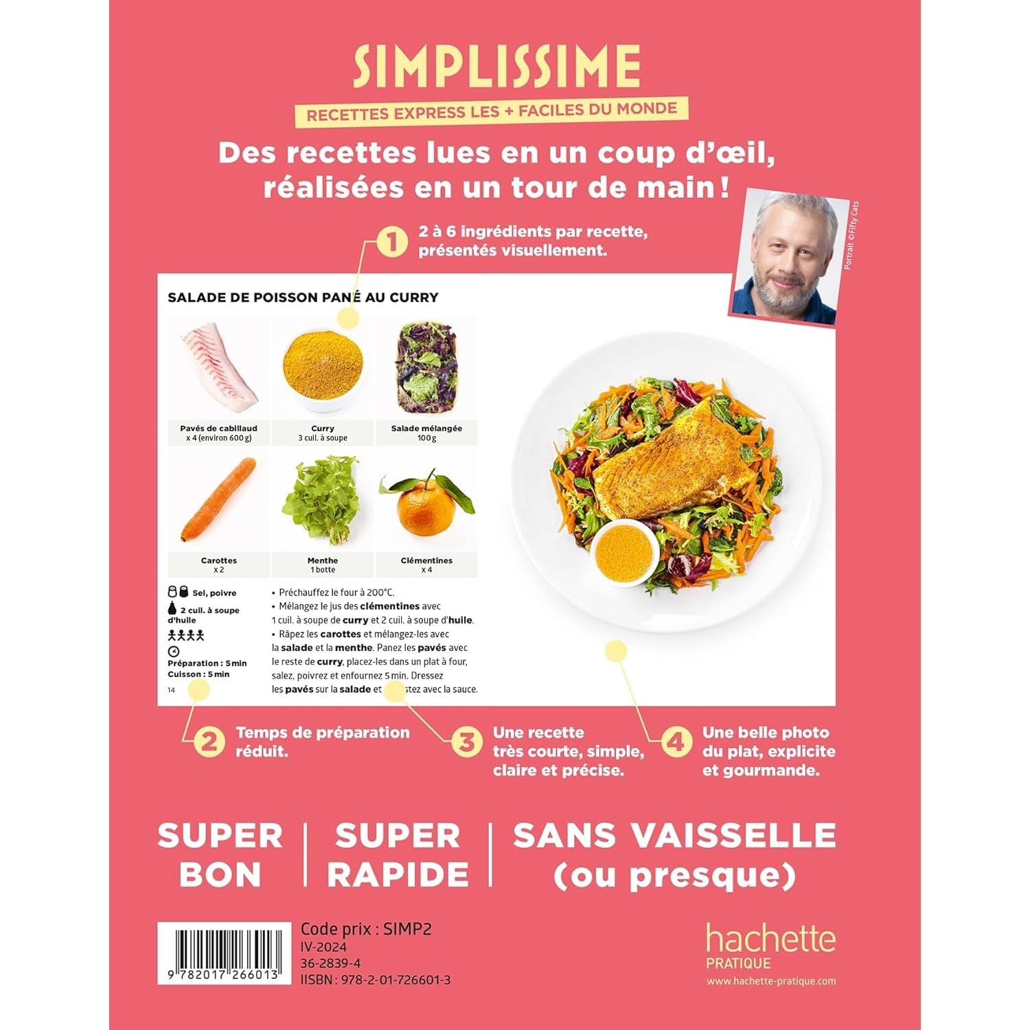 Simplissime : Recettes express les + faciles du monde    - Hachette Ed. - Livre de cuisine -  - La Guilde Culinaire