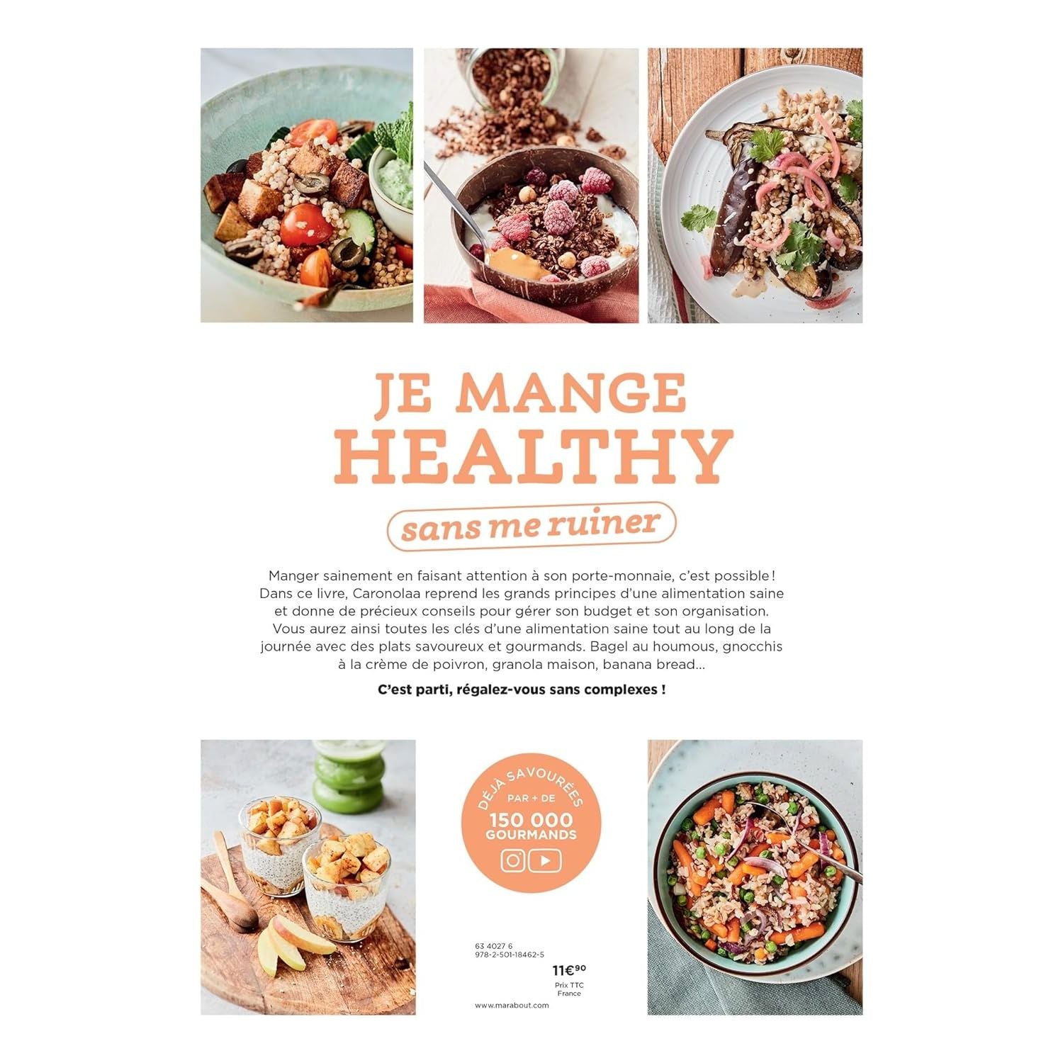 Je mange healthy sans me ruiner    - Marabout - Livre santé -  - La Guilde Culinaire