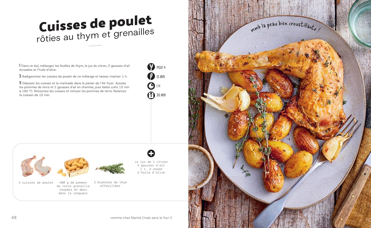 Le grand livre de l'AIR FRYER : 120 recettes croustillantes avec juste une goutte d'huile - Larousse Ed. - Livre de cuisine - - La Guilde Culinaire