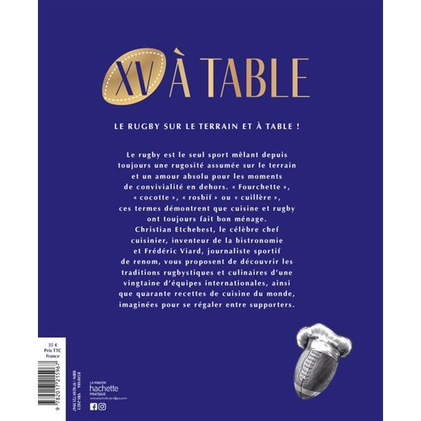 XV à table    - Hachette Ed. - Livre de cuisine -  - La Guilde Culinaire