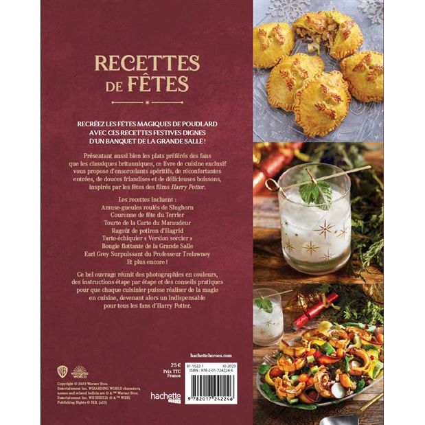 Harry Potter - Recettes de fêtes    - Hachette Ed. - Livre de cuisine -  - La Guilde Culinaire