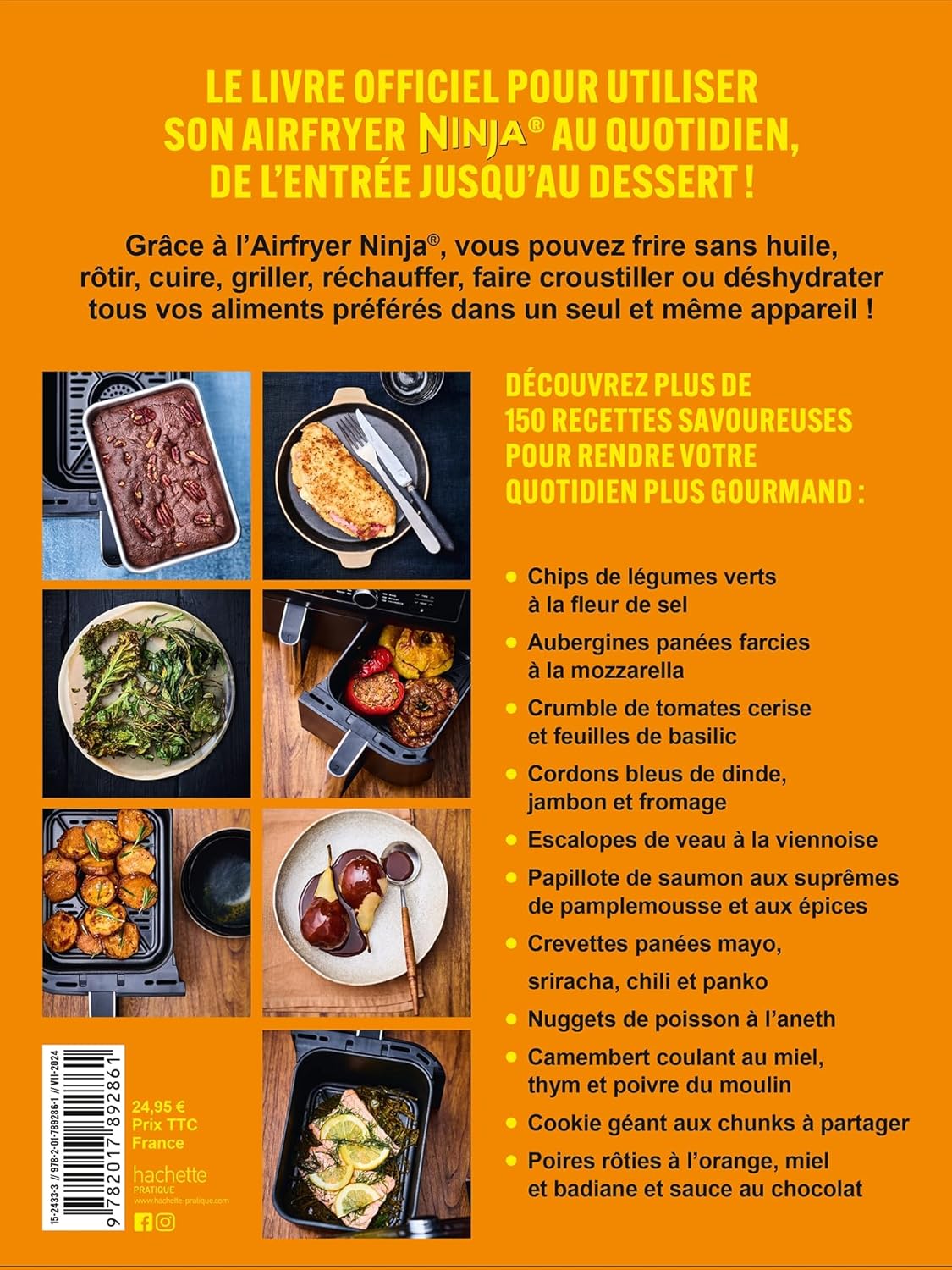 Ninja : On peut tout faire au Airfryer ! - Hachette Ed. - Livre de pâtisserie - - La Guilde Culinaire