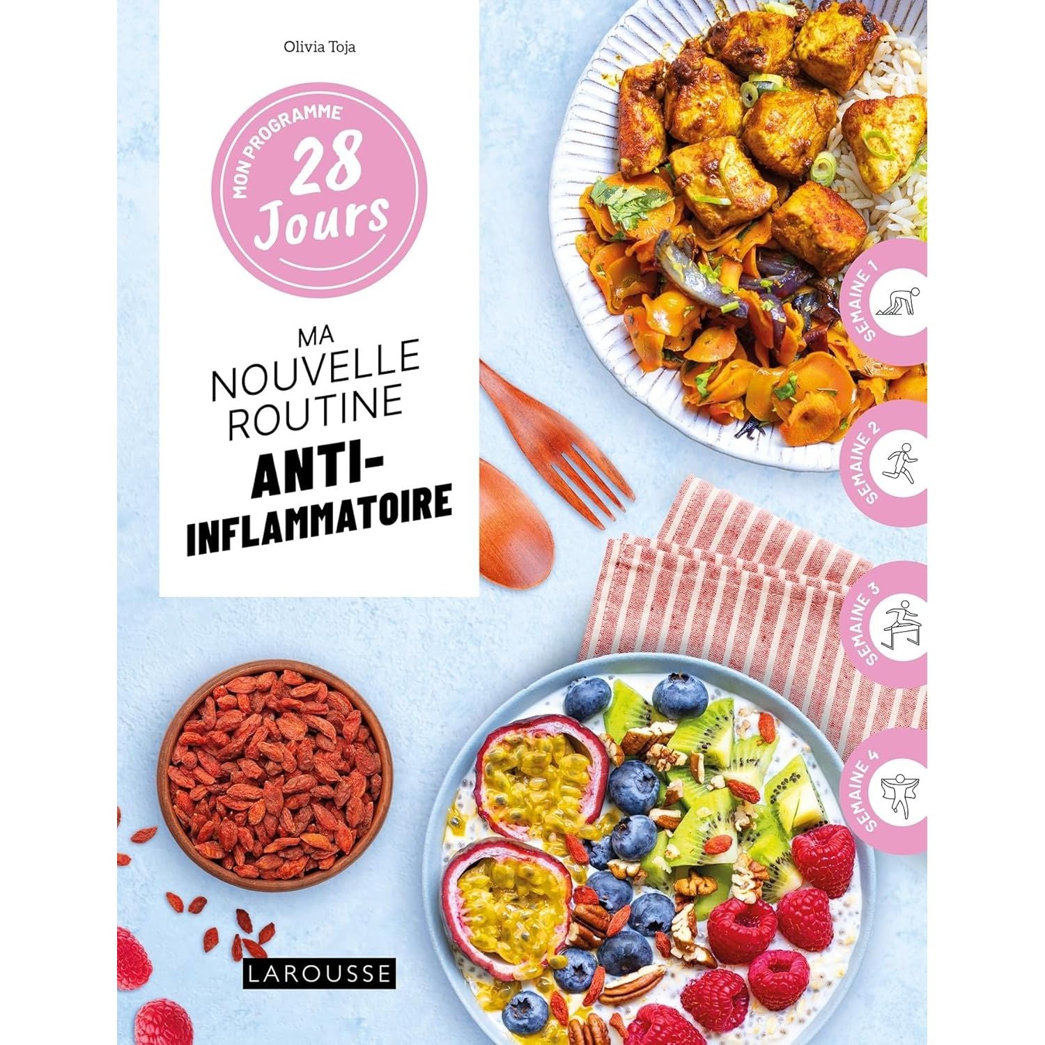 Mon programme 28 jours : Ma routine anti-inflammatoire    - Larousse Ed. - Livre de cuisine -  - La Guilde Culinaire