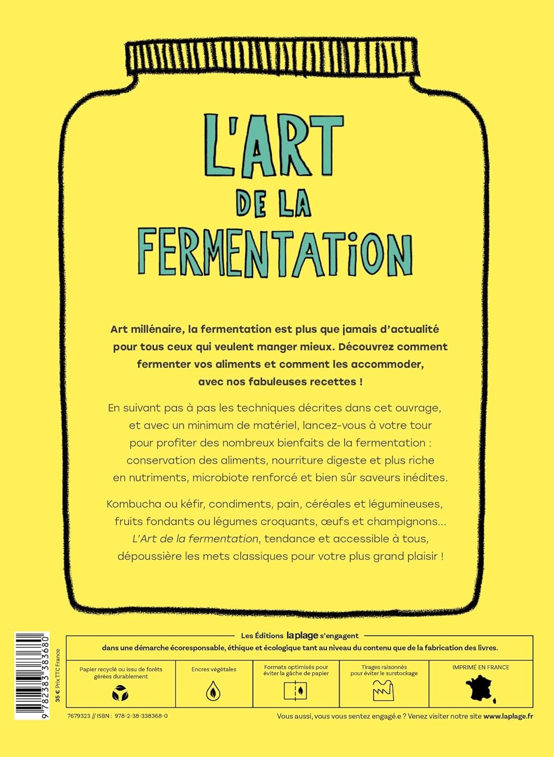 L'art de la fermentation : L'encyclopédie gourmande    - La Plage Ed. - Livre de cuisine -  - La Guilde Culinaire