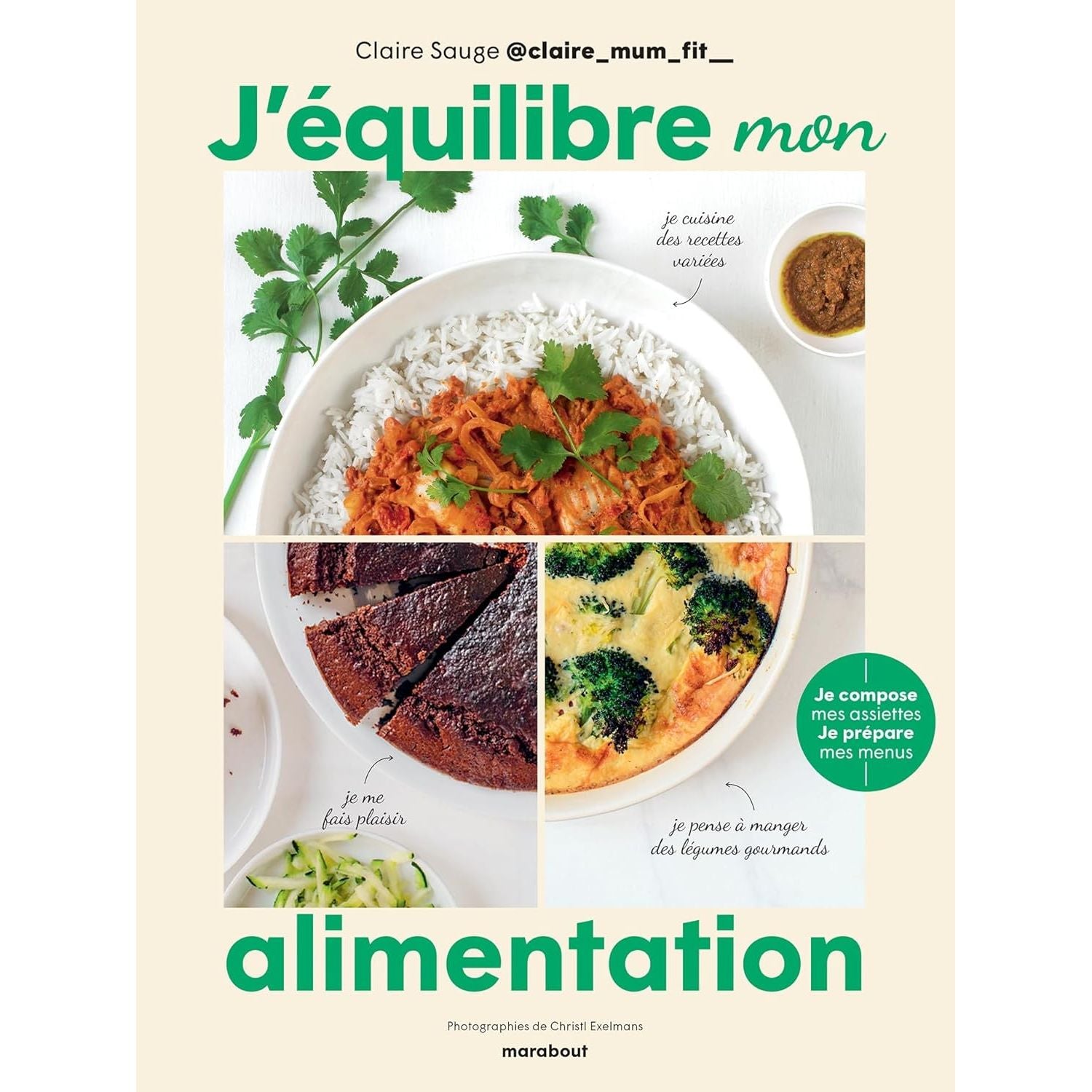 J'équilibre mon alimentation    - Marabout - Livre de cuisine -  - La Guilde Culinaire