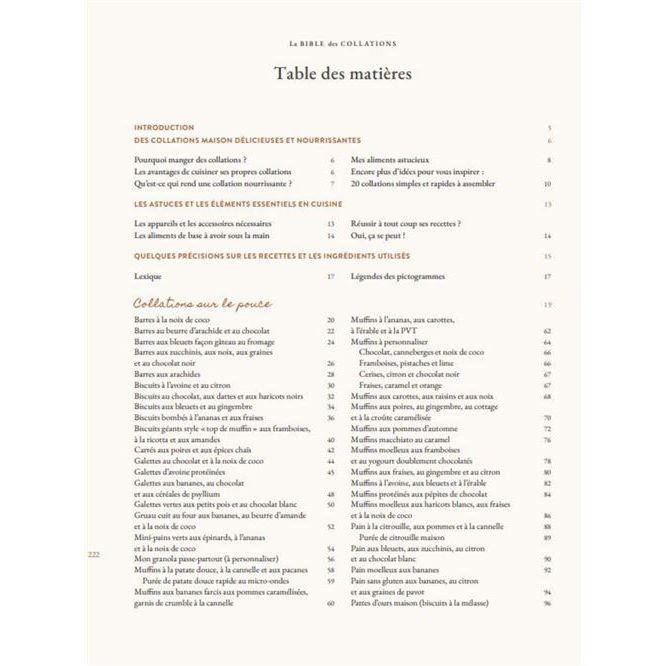 La bible des collations    - De L'Homme Ed. - Livre de cuisine -  - La Guilde Culinaire