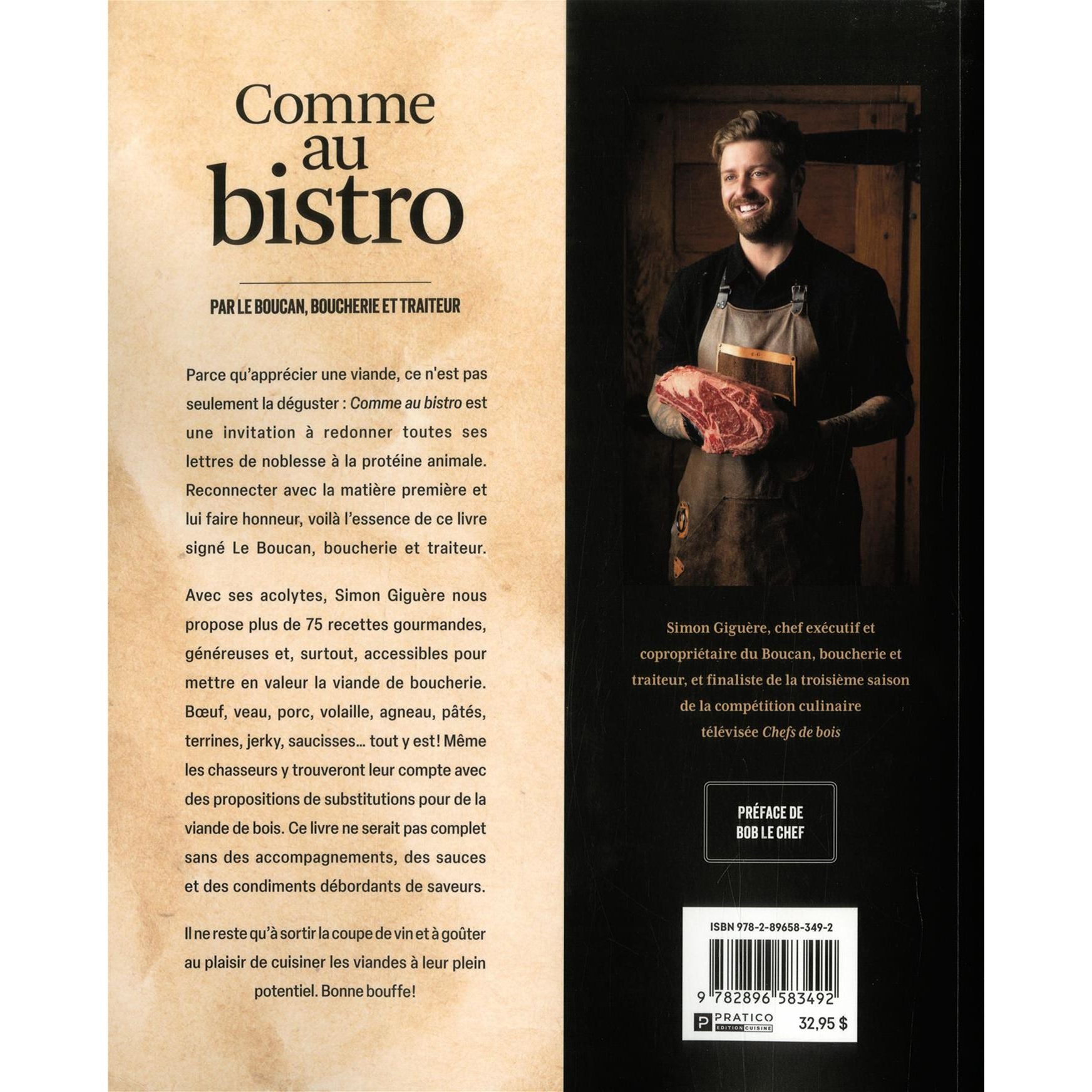 Comme au bistro : 75 recettes gourmandes de viandes tendres et savoureuses    - Pratico Ed. - Livre de cuisine -  - La Guilde Culinaire