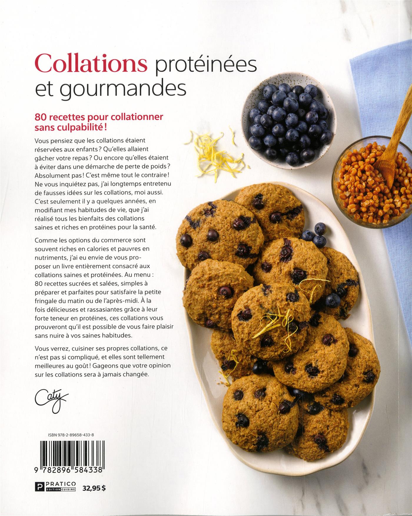 Collations protéinées et gourmandes    - Pratico Ed. - Livre de cuisine -  - La Guilde Culinaire