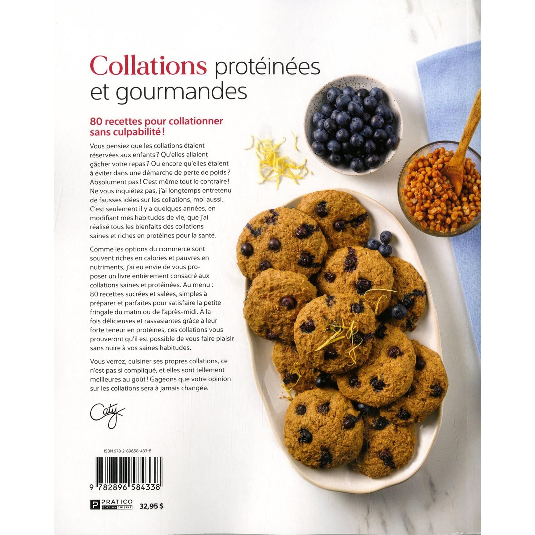 Collations protéinées et gourmandes    - Pratico Ed. - Livre de cuisine -  - La Guilde Culinaire