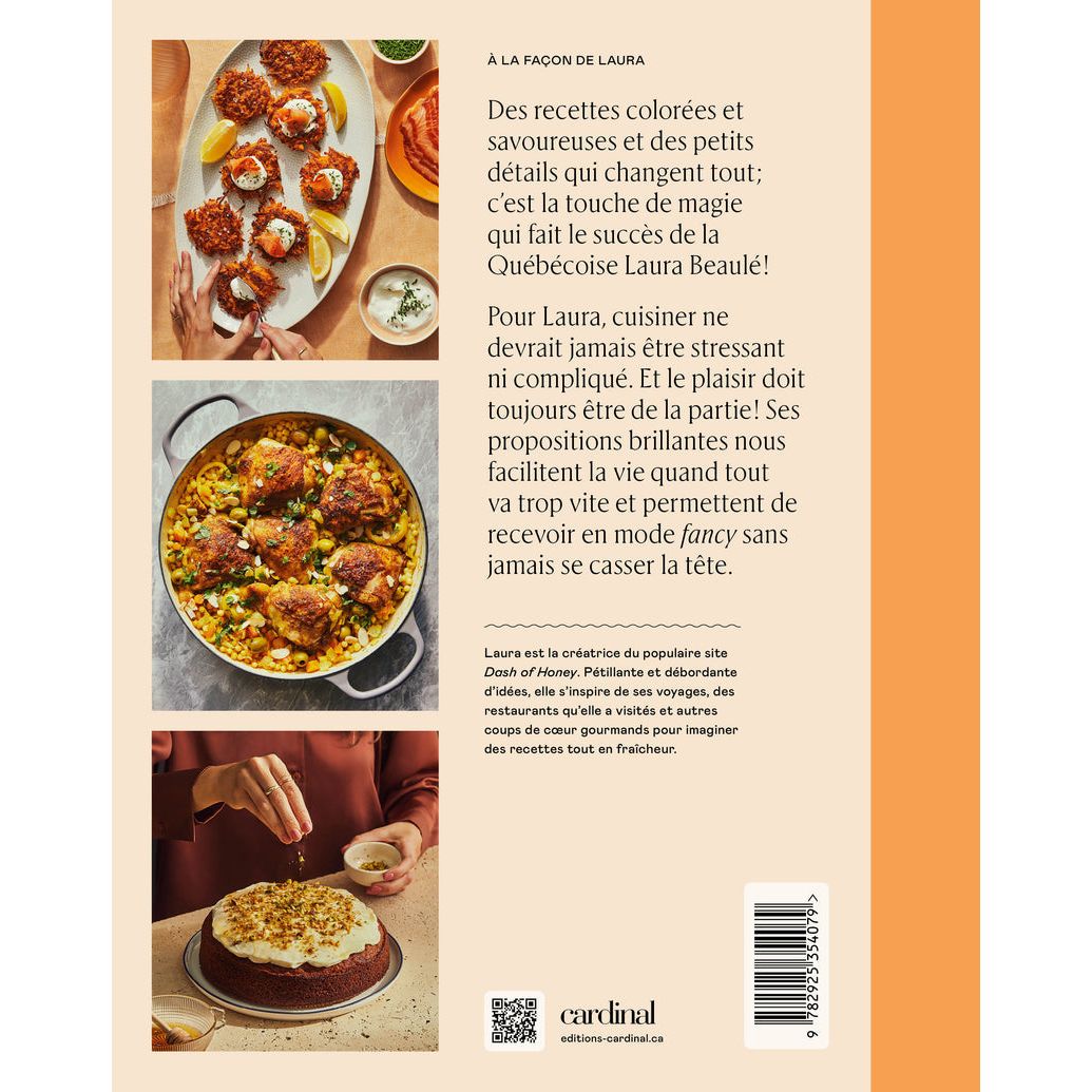 À la façon de Laura    - Cardinal Ed. - Livre de cuisine -  - La Guilde Culinaire