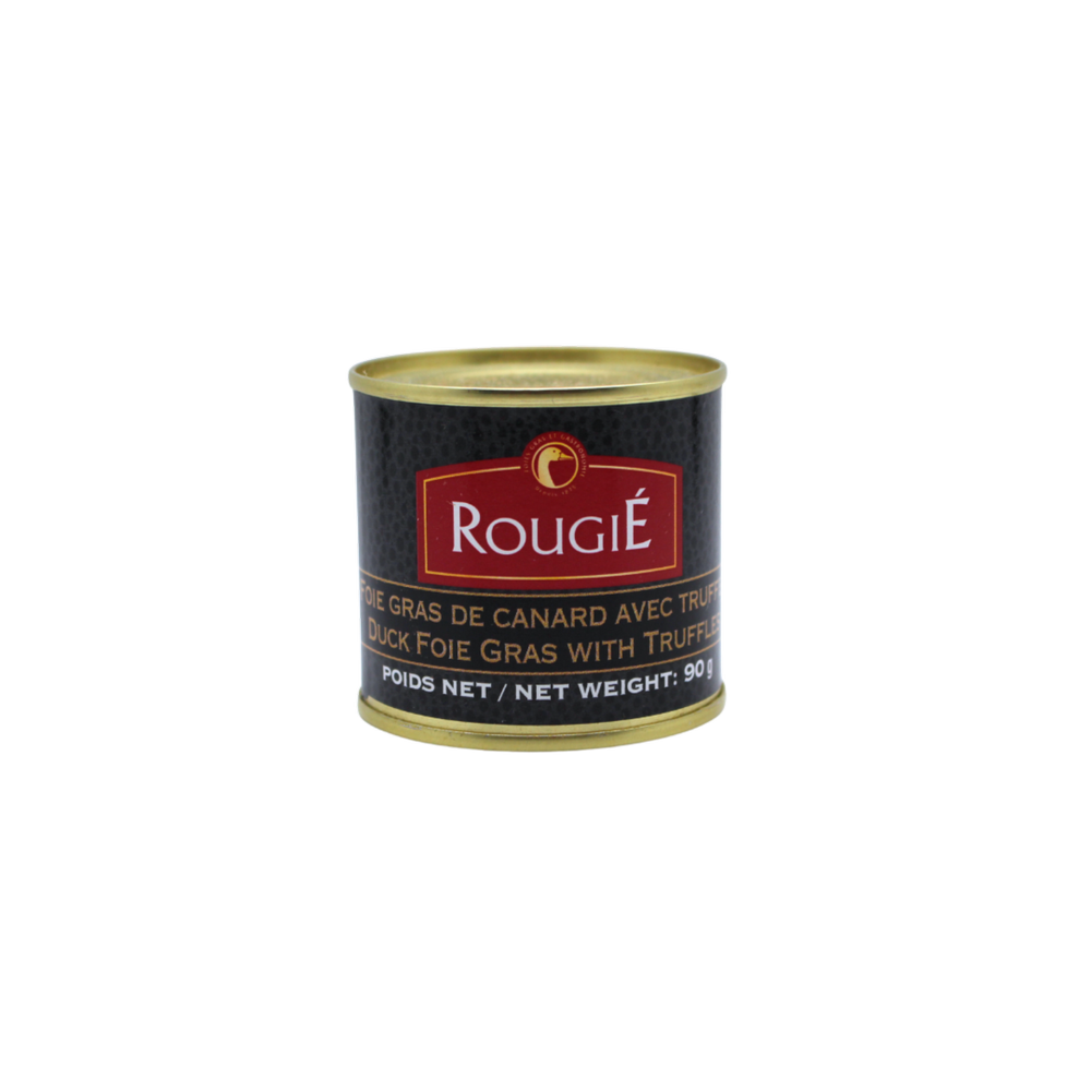 Bloc de foie gras de canard avec Truffes 90 gr    - Rougié - Foie gras - 