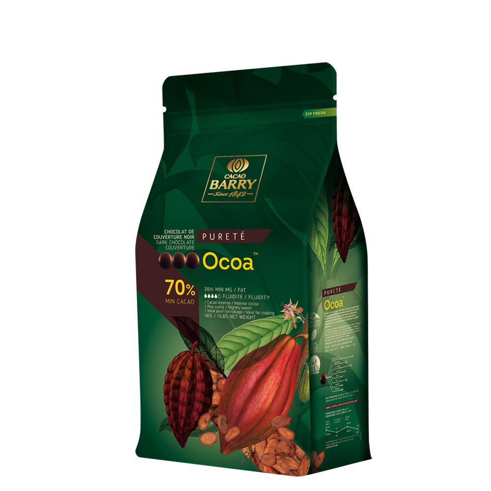 Chocolat Ocoa 70% cacao 5kg   - Cacao Barry - Chocolat noir - CHD-N70OCOA-CA-U77