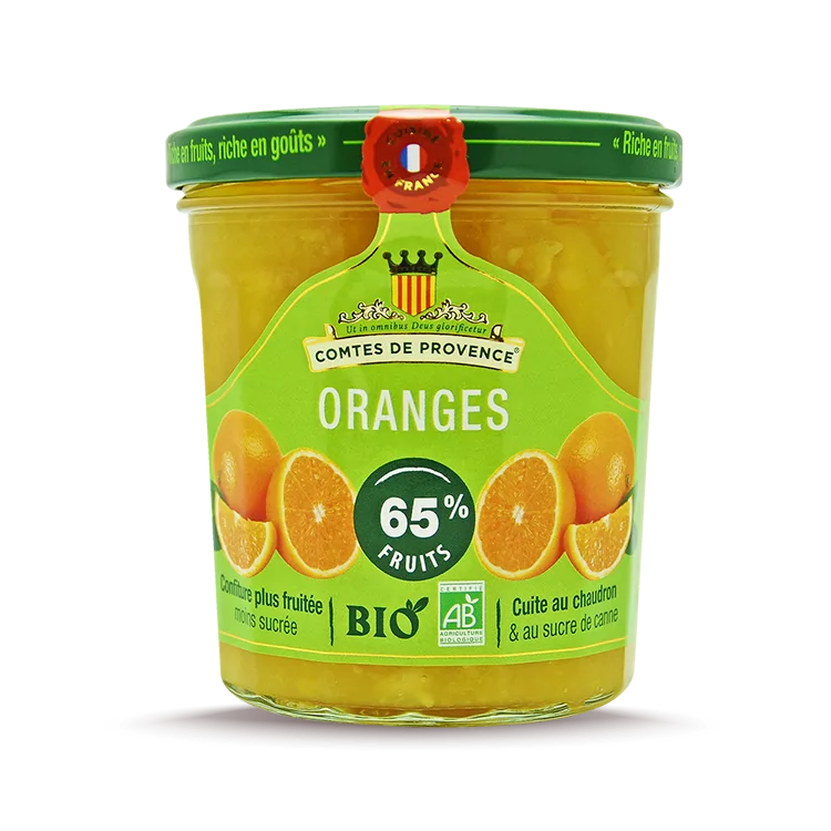 Tartinade d'oranges BIO 320 ml / 10,8 oz  - Comtes de Provence