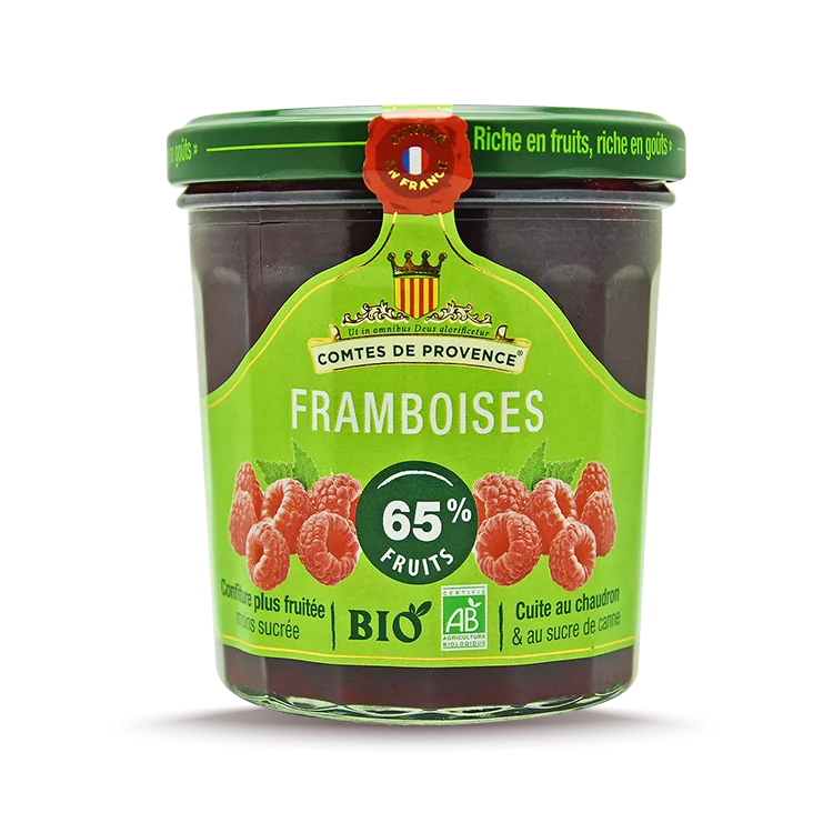 Confiture de Framboise BIO 320 ml / 10,8 oz  - Comtes de Provence