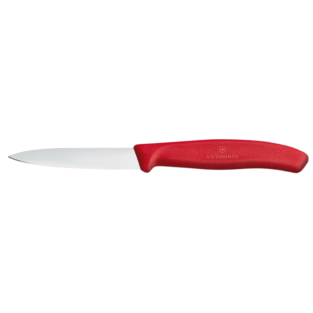 Swiss Classic Couteau d'office 8cm-3.15'' Rouge   - Victorinox - Couteau d'office - 6.7601 - La Guilde Culinaire