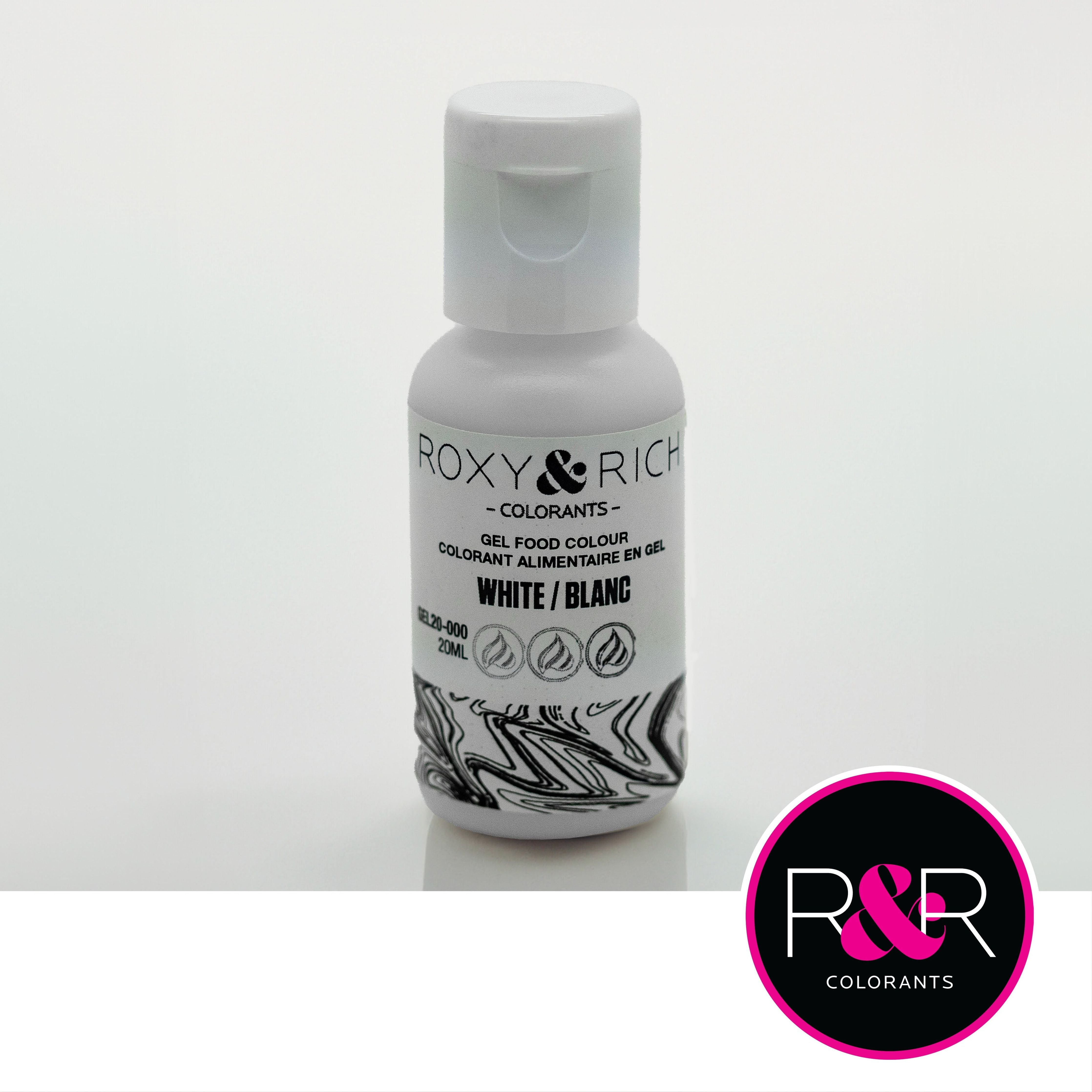 Gel colorant - Blanc (20ml)    - Roxy & Rich - Colorant alimentaire -  - La Guilde Culinaire