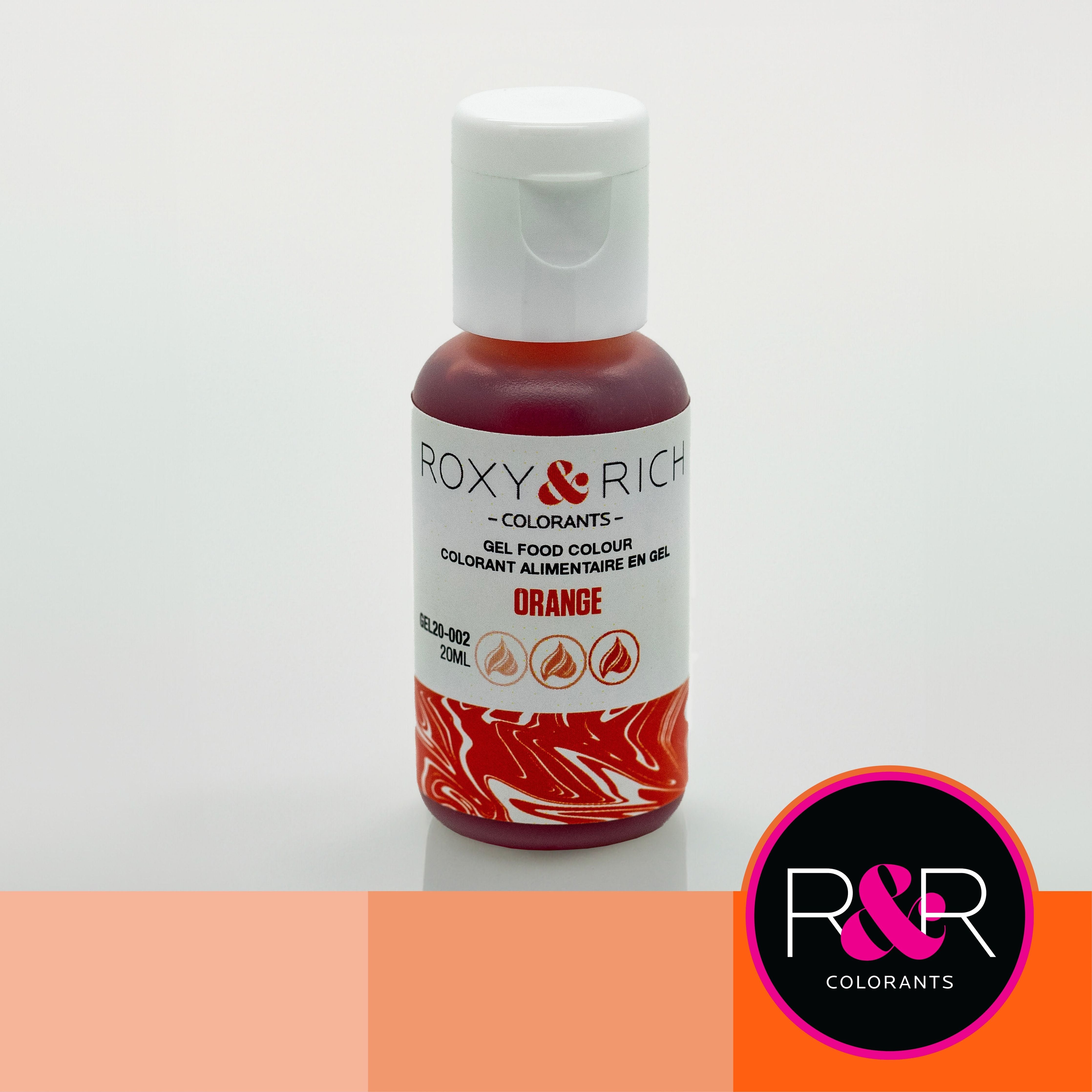 Gel colorant - Orange (20ml)    - Roxy & Rich - Colorant alimentaire -  - La Guilde Culinaire