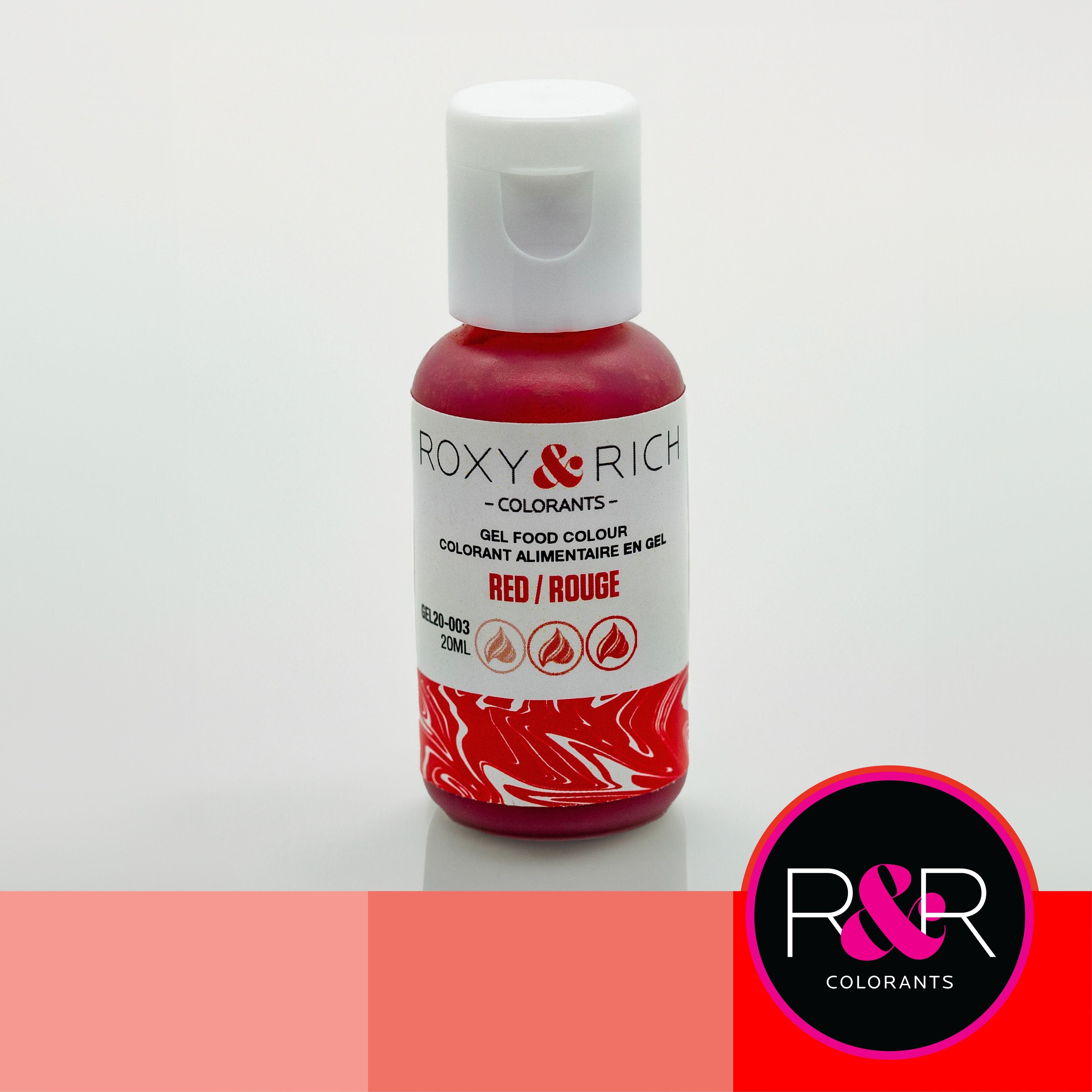 Gel colorant - Rouge (20ml)    - Roxy & Rich - Colorant alimentaire -  - La Guilde Culinaire