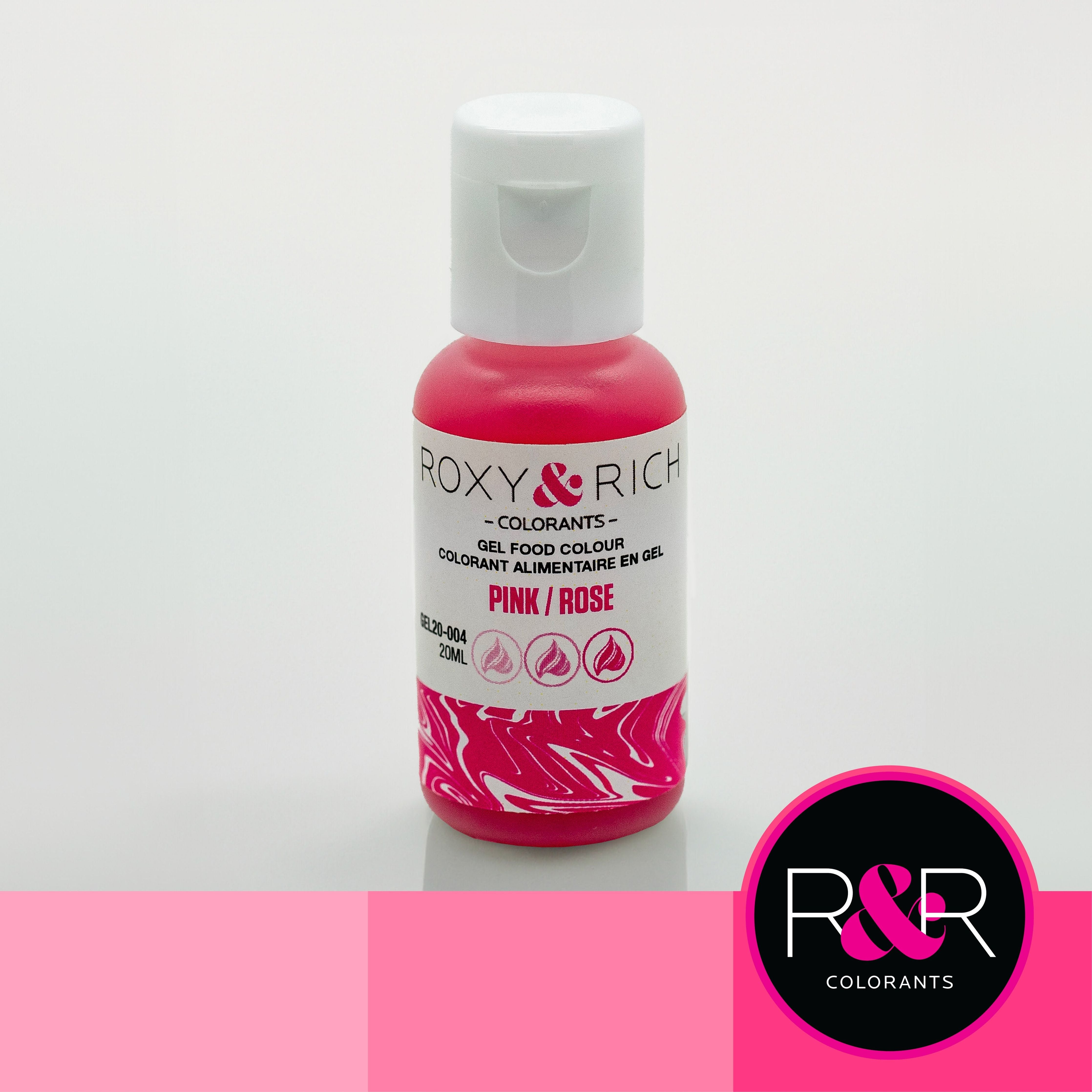 Gel colorant - Rose (20ml)    - Roxy & Rich - Colorant alimentaire -  - La Guilde Culinaire