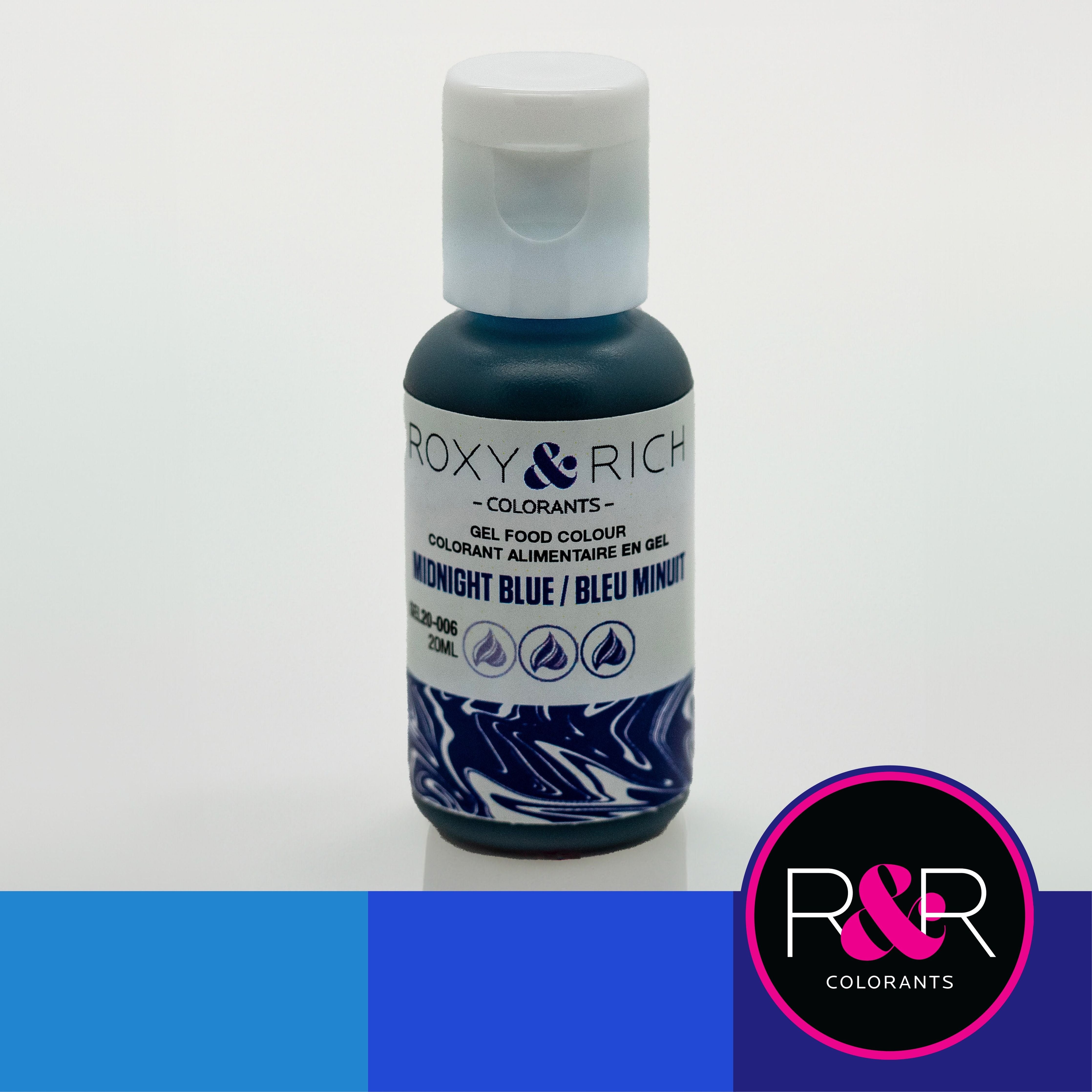 Gel colorant - Bleu Minuit (20ml)    - Roxy & Rich - Colorant alimentaire -  - La Guilde Culinaire