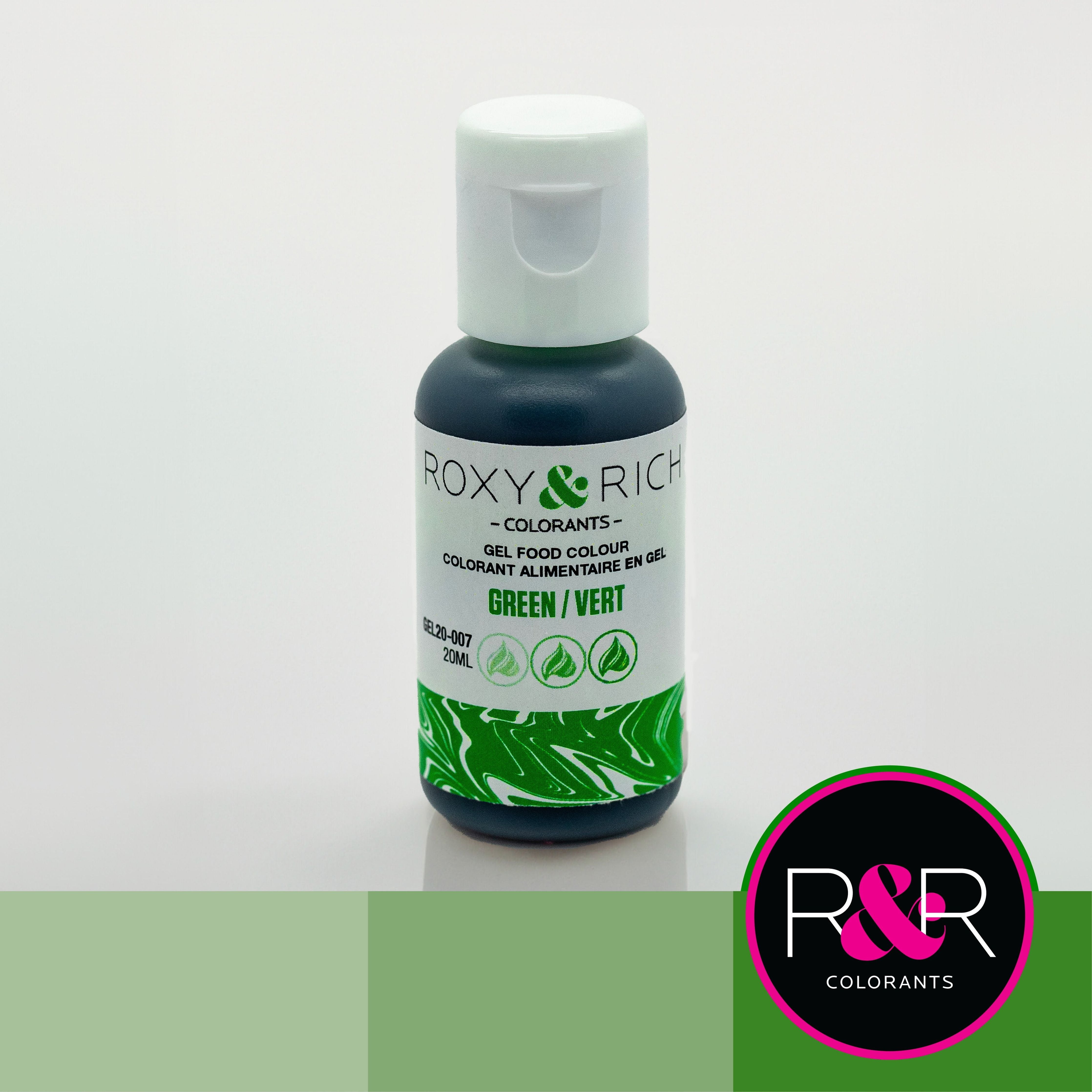 Gel colorant - Vert (20ml)    - Roxy & Rich - Colorant alimentaire -  - La Guilde Culinaire