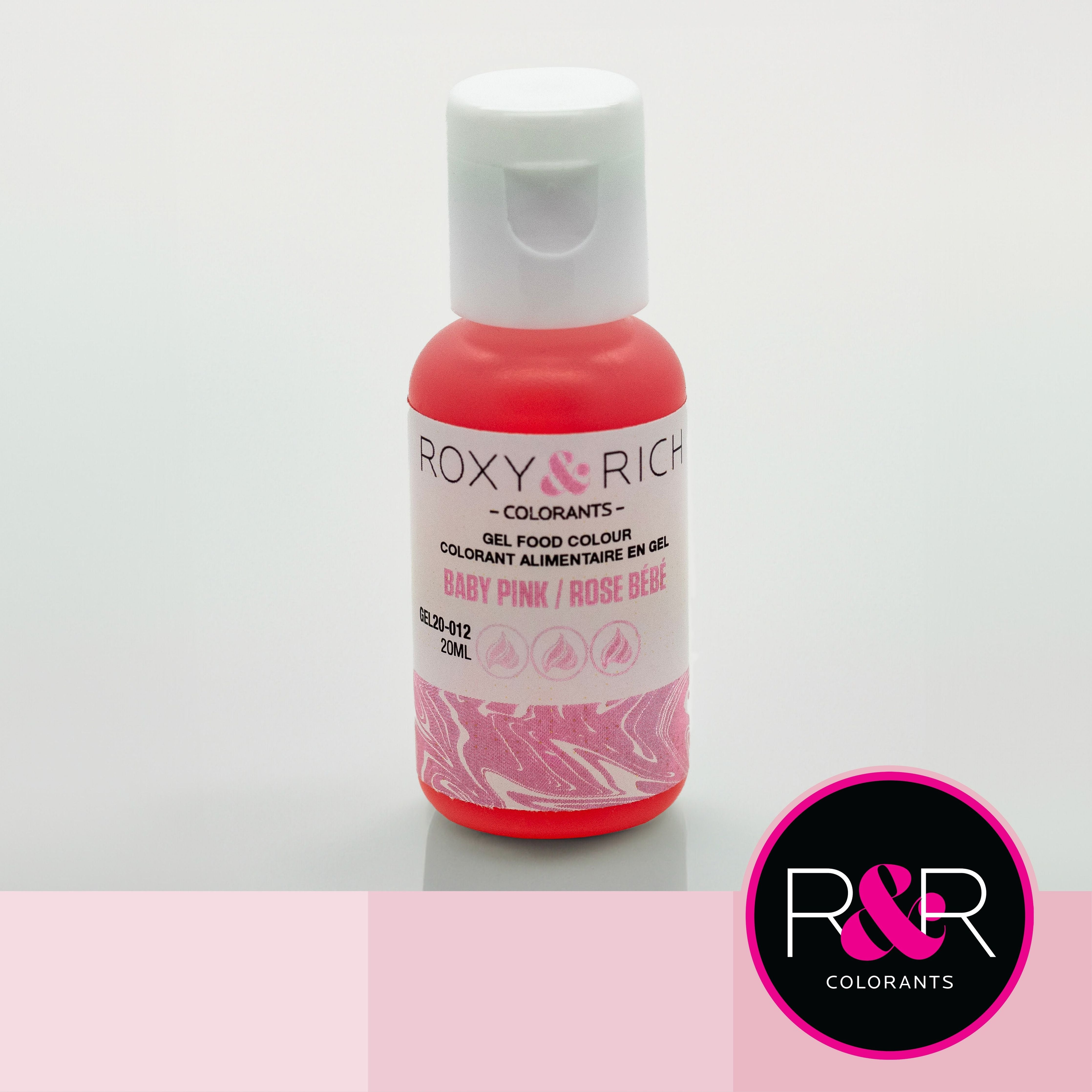 Gel colorant - Rose Pâle (20ml)    - Roxy & Rich - Colorant alimentaire -  - La Guilde Culinaire