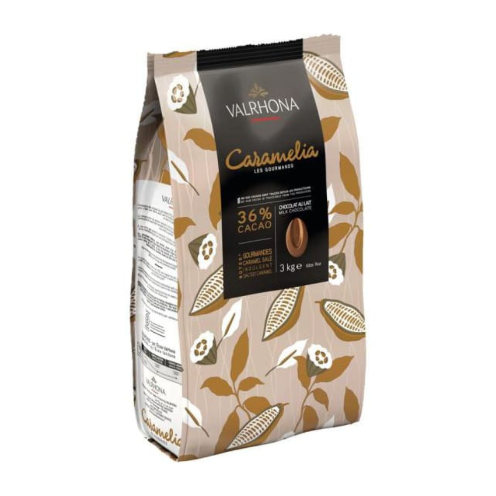 Chocolat au lait Caramélia 36%, Valrhona 3 kg / 6.61lbs - Valrhona - Chocolat - 883028 - La Guilde Culinaire