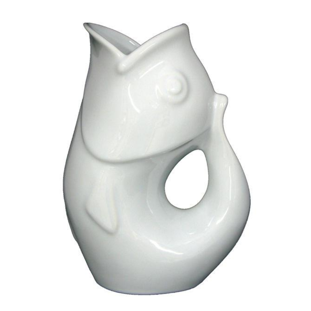 GurglePot - 88 ml (7 oz) - Le Pichet Qui Gargouille Blanc   - GurglePot - Pichet et carafe - C6-GGP-WH06 - La Guilde Culinaire