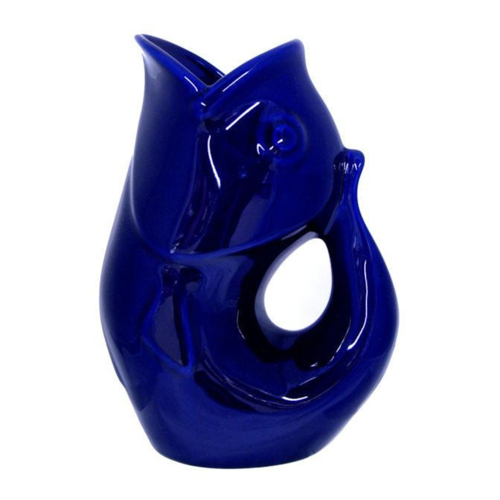 GurglePot - 88 ml (7 oz) - Le Pichet Qui Gargouille Bleu Cobalt   - GurglePot - Pichet et carafe - C6-GGP-CO06 - La Guilde Culinaire