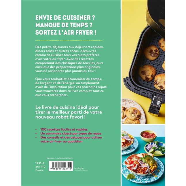 Je cuisine tout avec mon air fryer    - Hachette Ed. - Livre de pâtisserie -  - La Guilde Culinaire