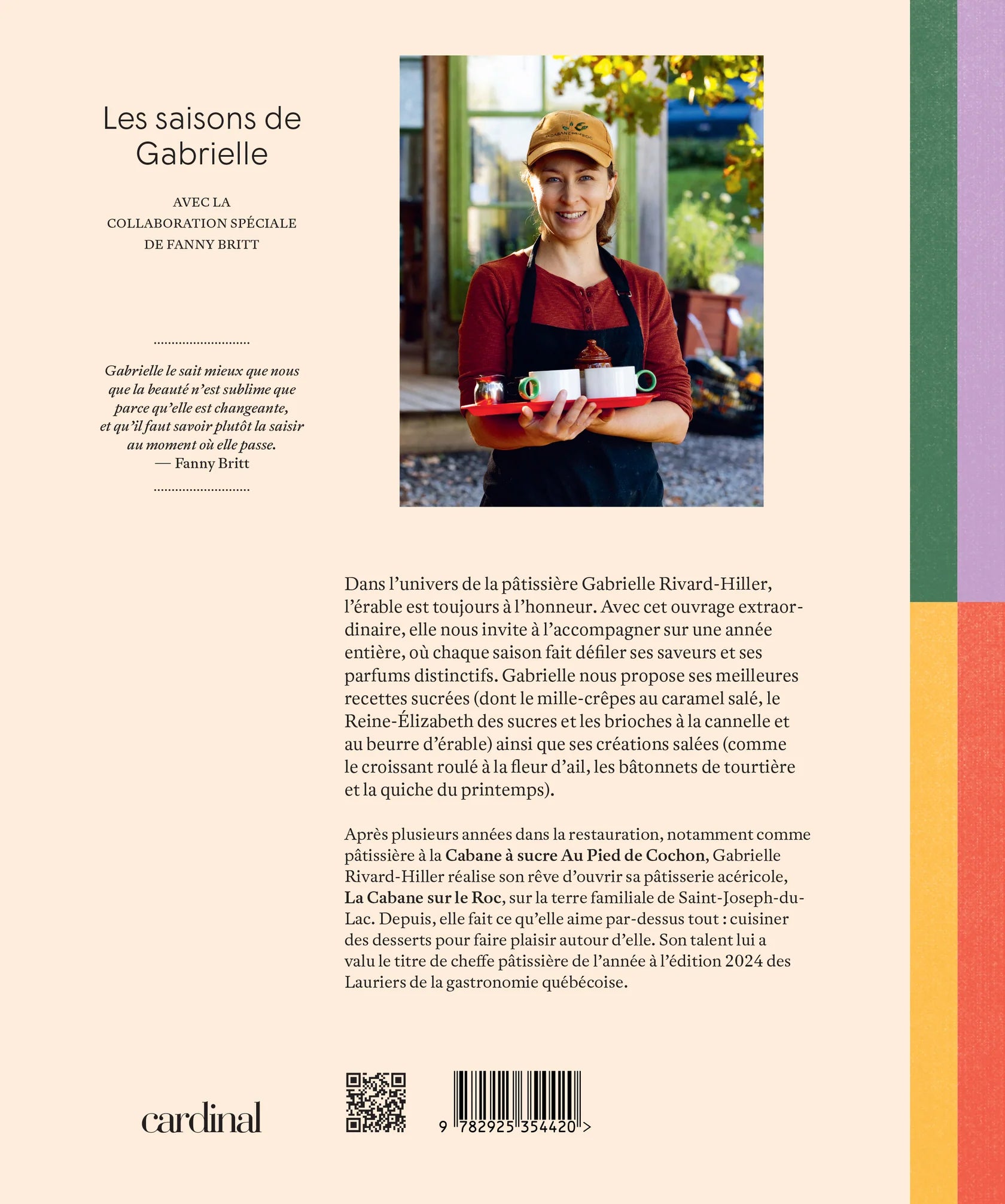 Les saisons de Gabrielle : Biscuits, érable et petits fruits - Cardinal Ed. - Livre de cuisine - - La Guilde Culinaire