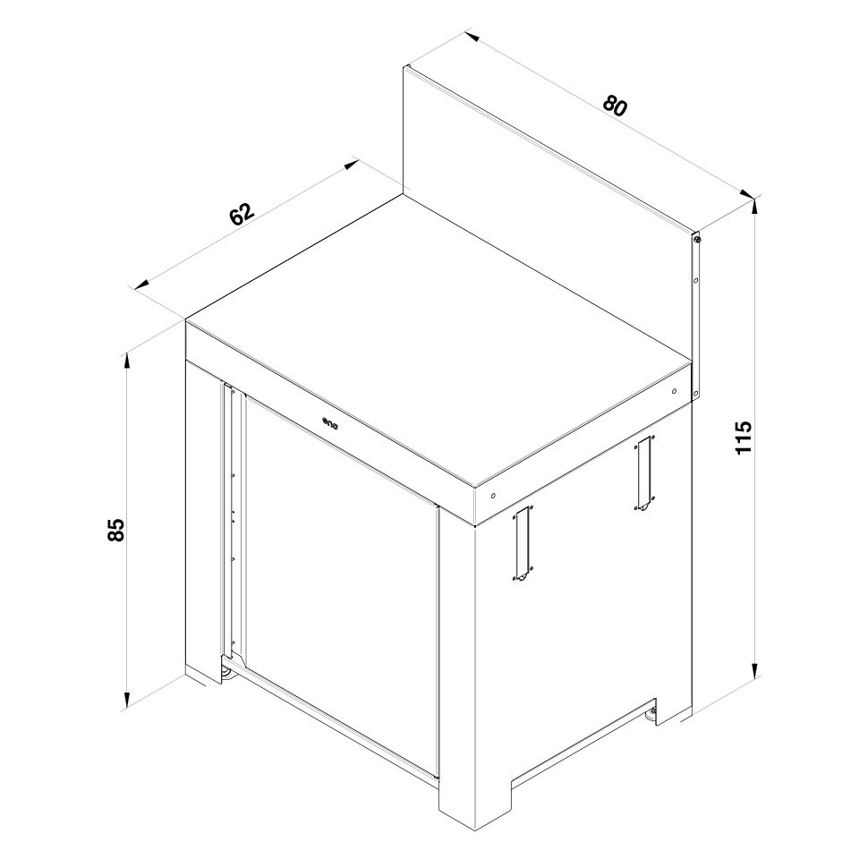 Modulo standard    - ENO - Module de cuisine extérieur -  - La Guilde Culinaire