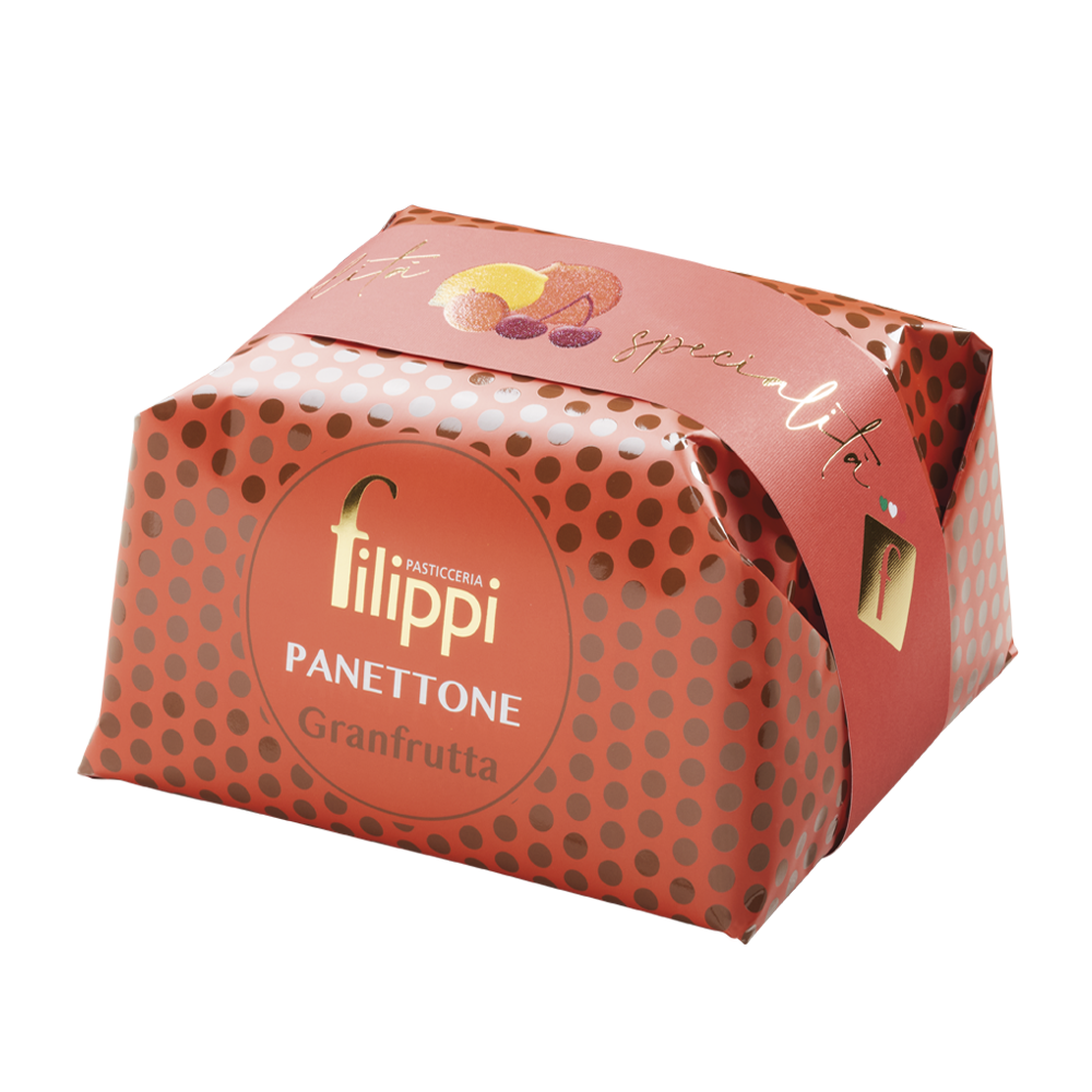 Panettone Granfrutta 500g    - Filippi Pâtisserie - Panettone -  - La Guilde Culinaire