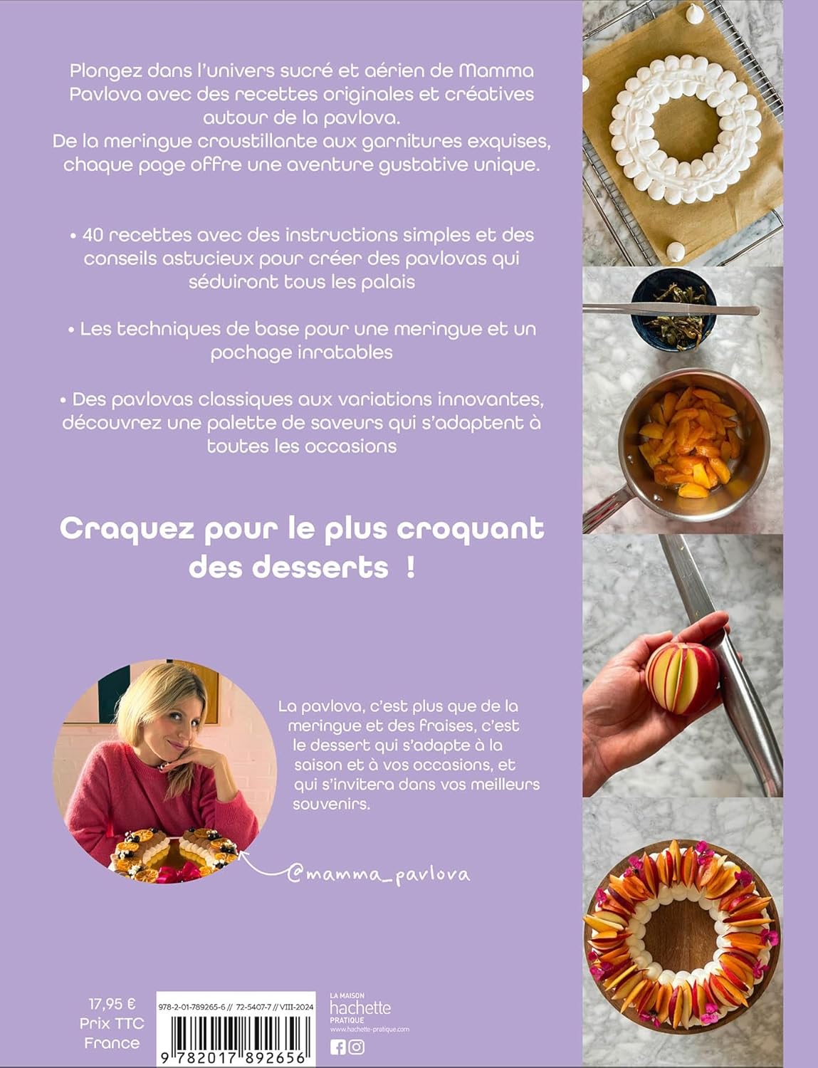 Pavlovas : 40 recettes croquantes et leurs techniques infaillibles    - Hachette Ed. - Livre de cuisine -  - La Guilde Culinaire