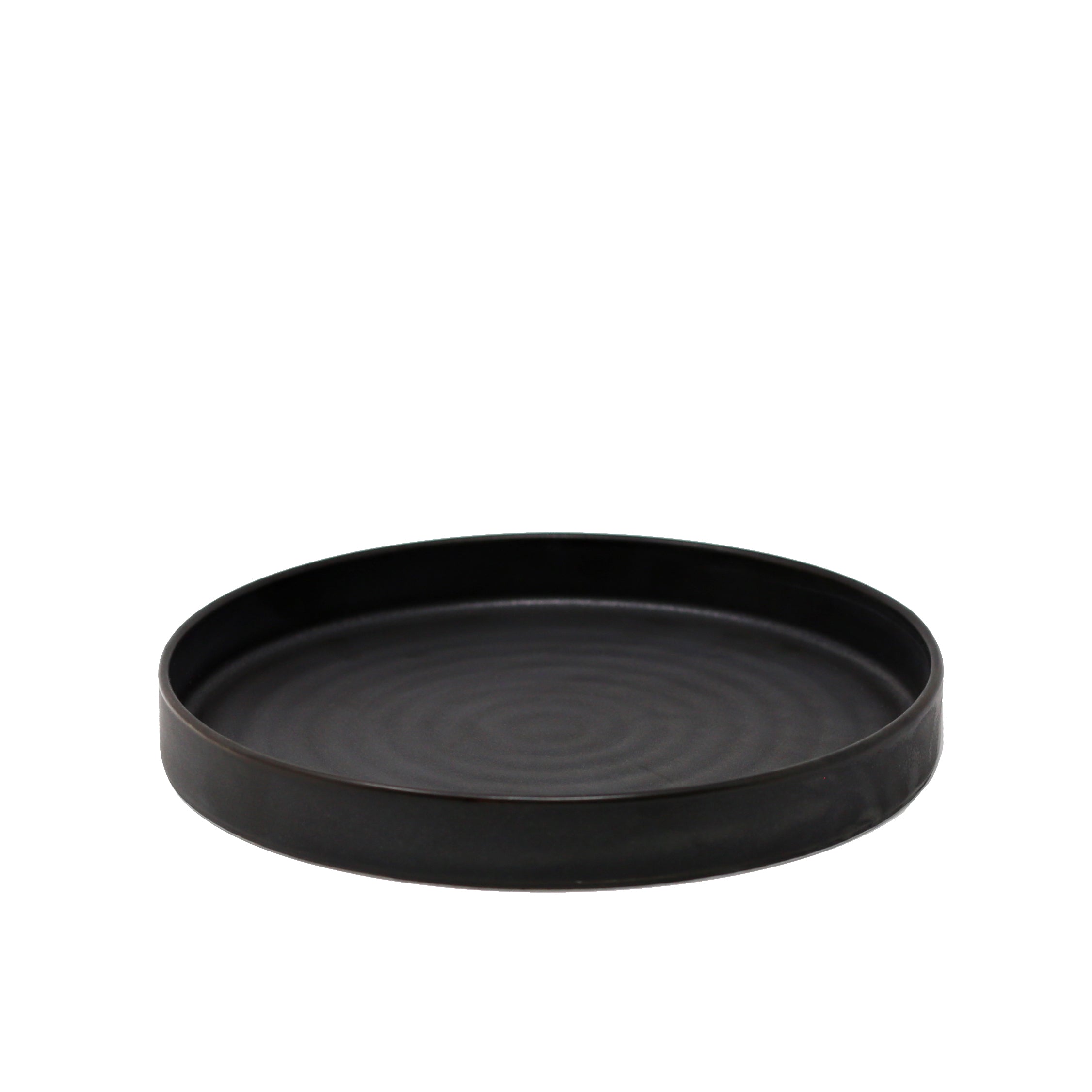 Assiette Silo Ronde Noir 7.5"    - Planet Tableware - Assiette -  - La Guilde Culinaire