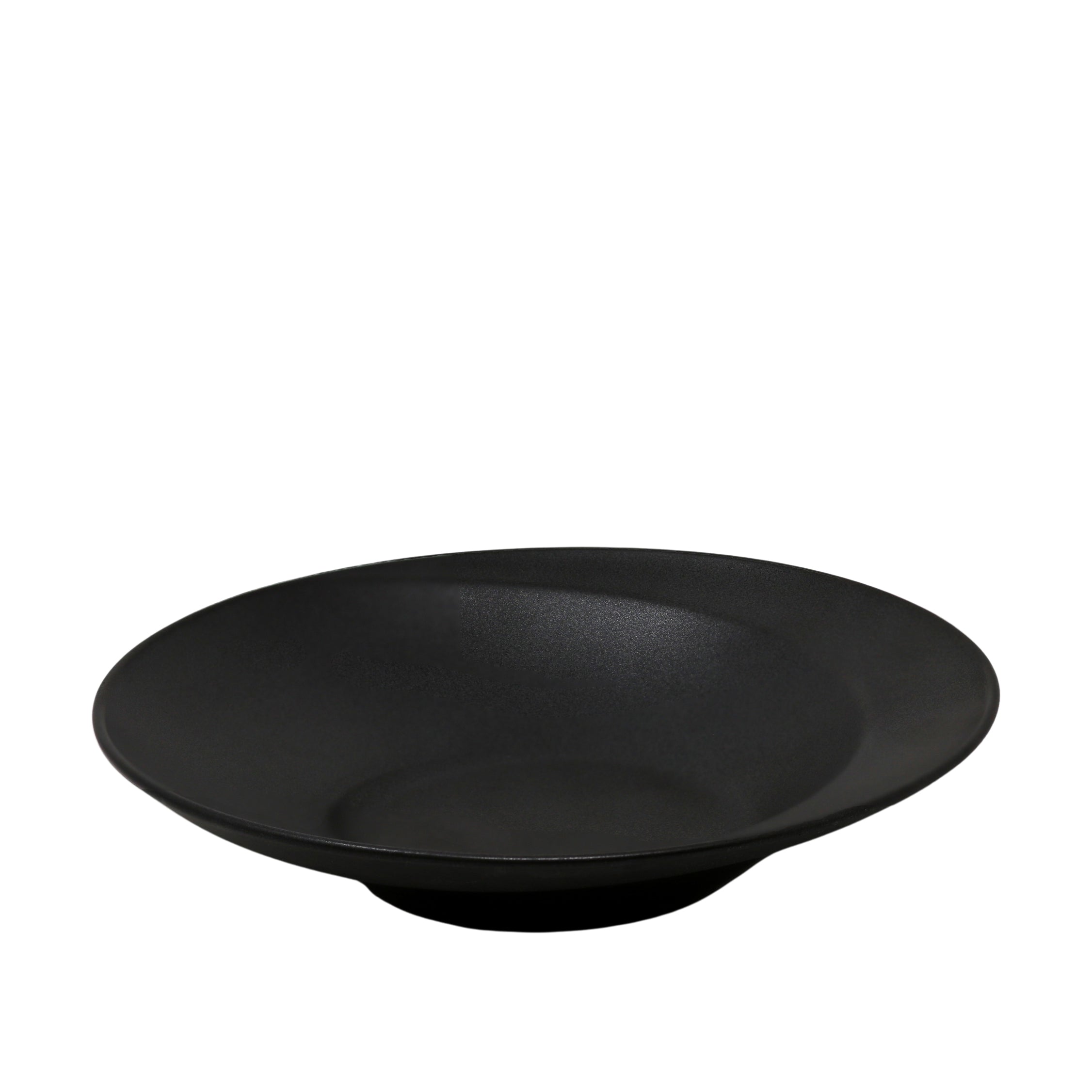 Assiette à pâtes spirale noire 10.4"    - Planet Tableware - Assiette -  - La Guilde Culinaire