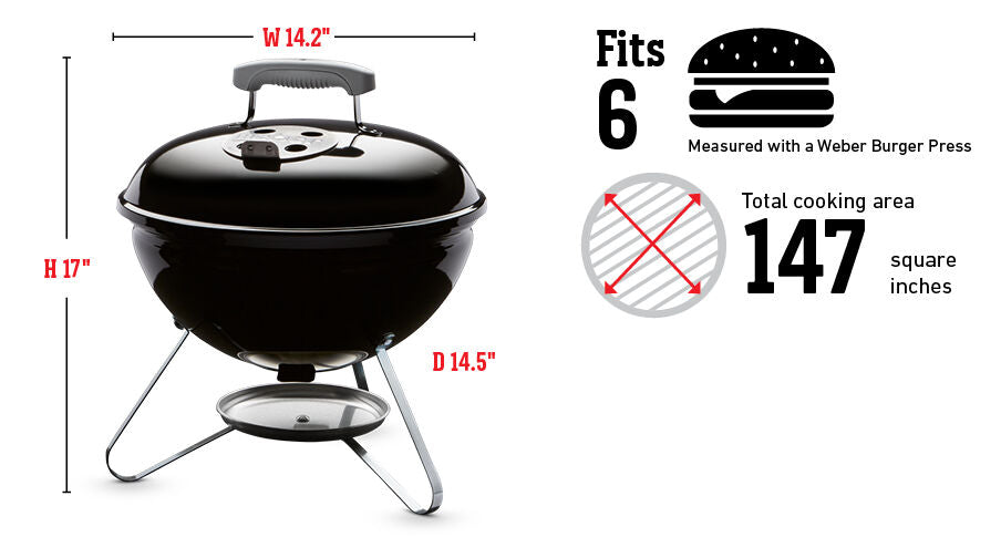 Barbecue au charbon Smokey Joe 14" - Weber *    - Weber - BBQ - 