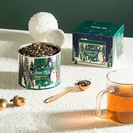 Tsarevna Bio -Thé noir, épices de Noël - Édition Limité 120g - Kusmi Tea - Thé et infusion - - La Guilde Culinaire