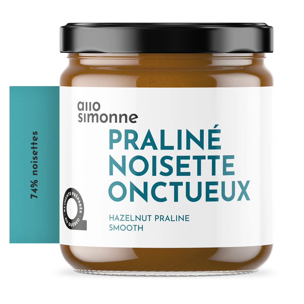 Tartinade Praliné Noisette Onctueux - 220 g    - Allo Simonne - Tartinade -  - La Guilde Culinaire