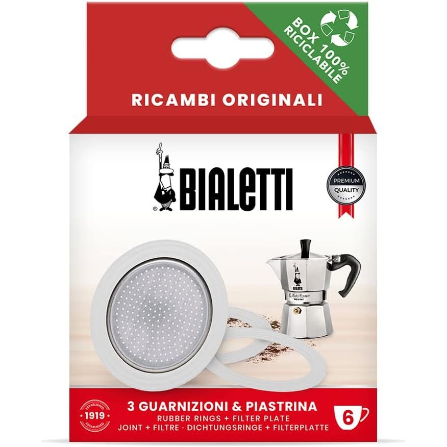 Bialetti ensemble de joints et filtre    - Bialetti - Cafetière italienne -  - La Guilde Culinaire