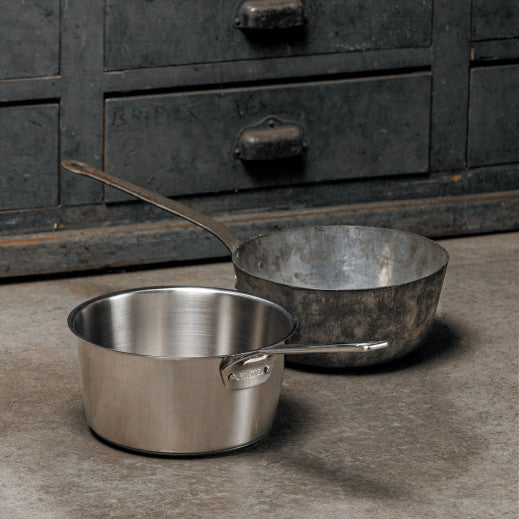 Casserole inox brossé Cristel - Collection 1826    - Cristel - Casserole -  - La Guilde Culinaire