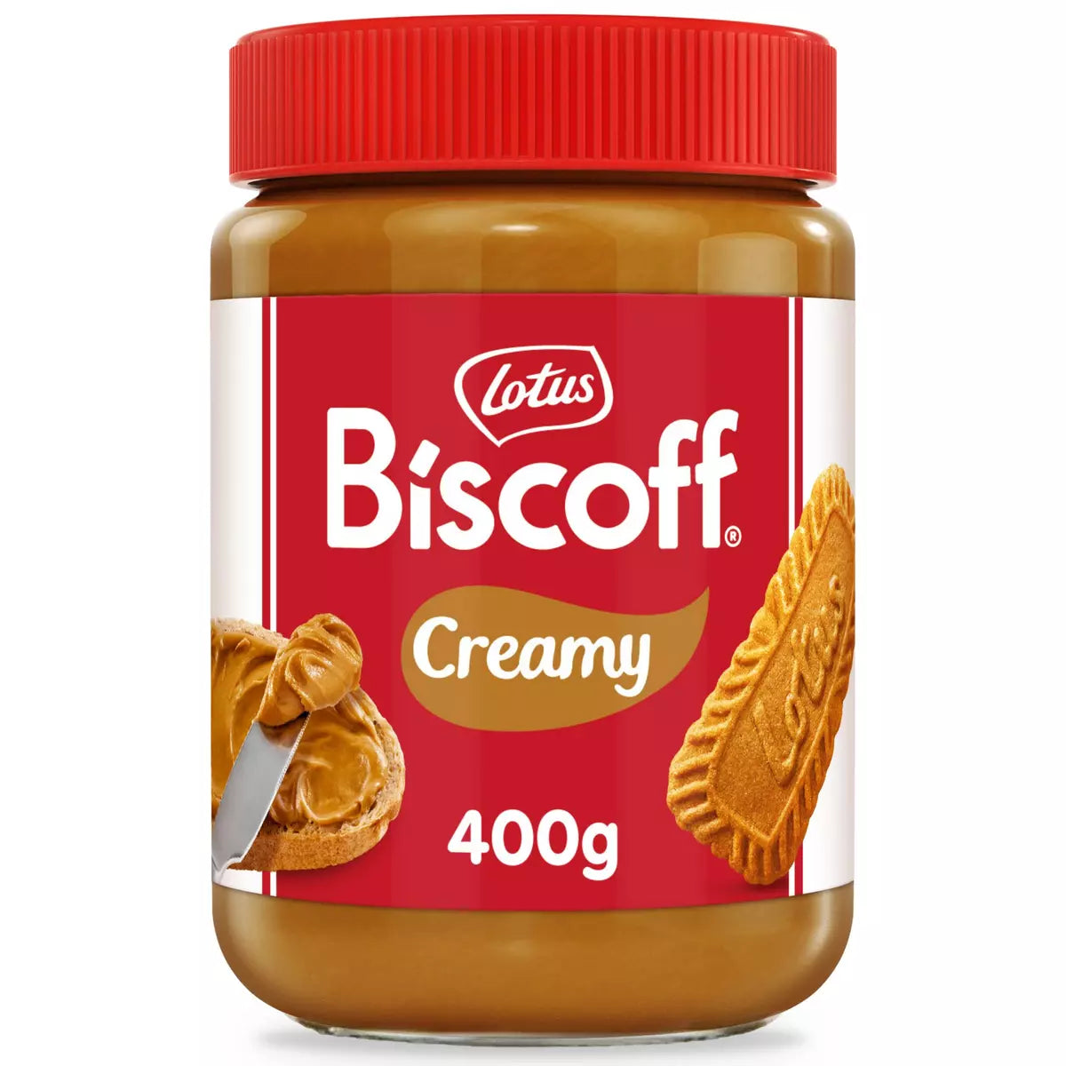 Lotus Biscoff Pâte à tartiner Creamy 400g    - Lotus - Tartinade -  - La Guilde Culinaire