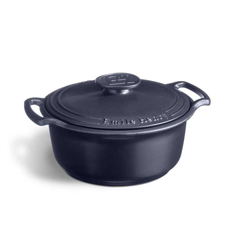 Cocotte Sublime 4L - Emile Henry Indigo   - Emile Henry - Cocotte - 91664740 - La Guilde Culinaire