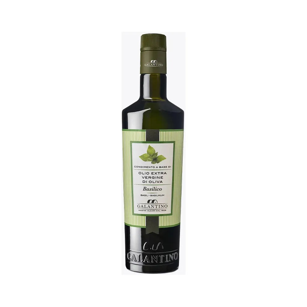 Huile d'olive extra vierge au basilic 250ml Galantino Bouteille 250 ml - Galantino - Huile d'olive - GBS250 - La Guilde Culinaire