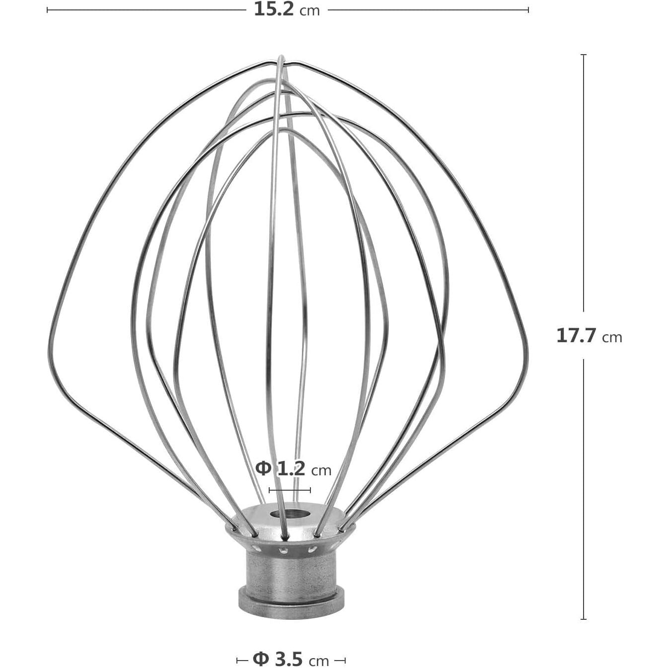 Fouet à 6 fils en acier inoxydable KN256WW pour KitchenAid    - Kitchenaid - Fouets batteur sur socle -  - La Guilde Culinaire