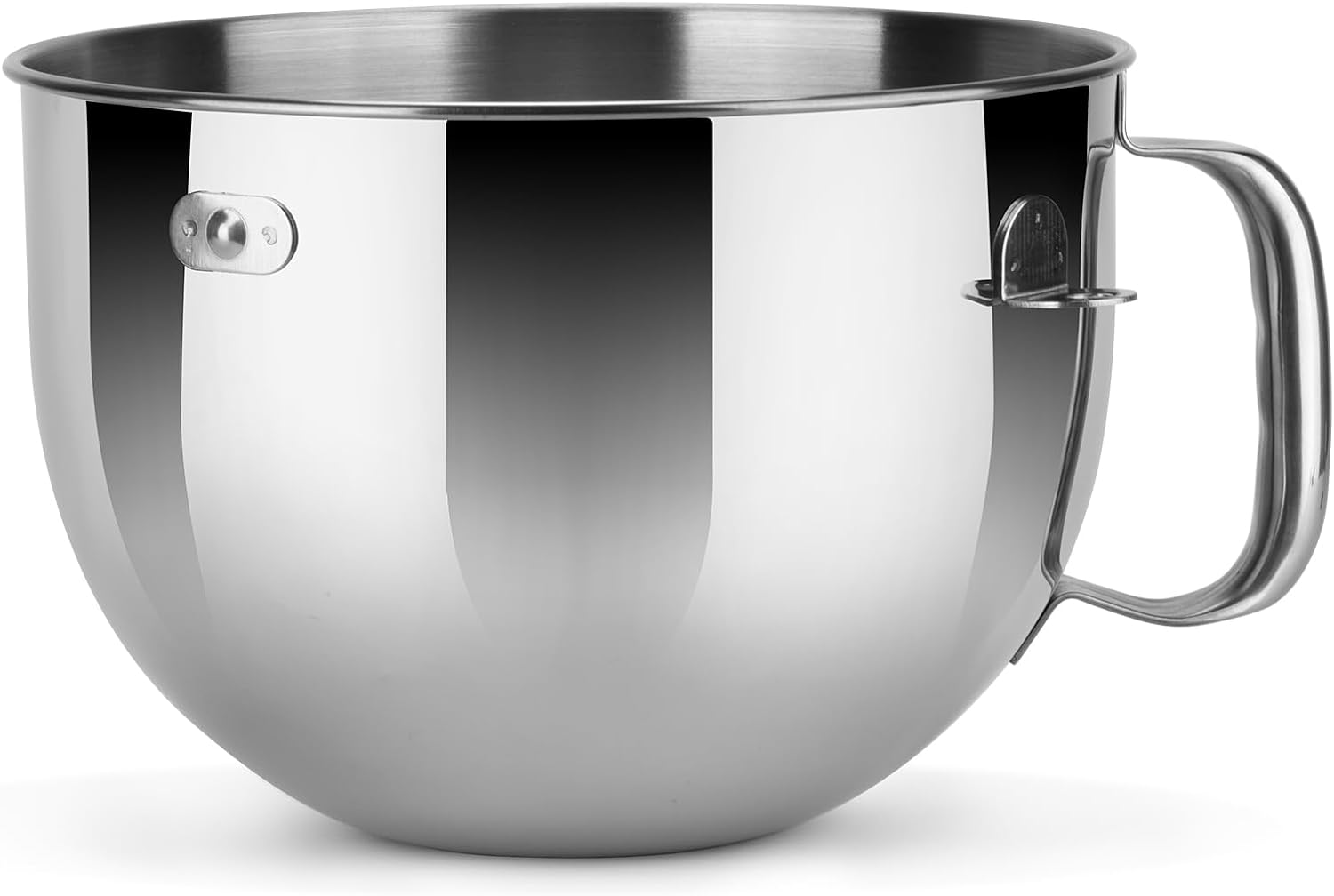 Bowl Lift Polished Stainless Steel Bowl With Handel 6L 6Qt