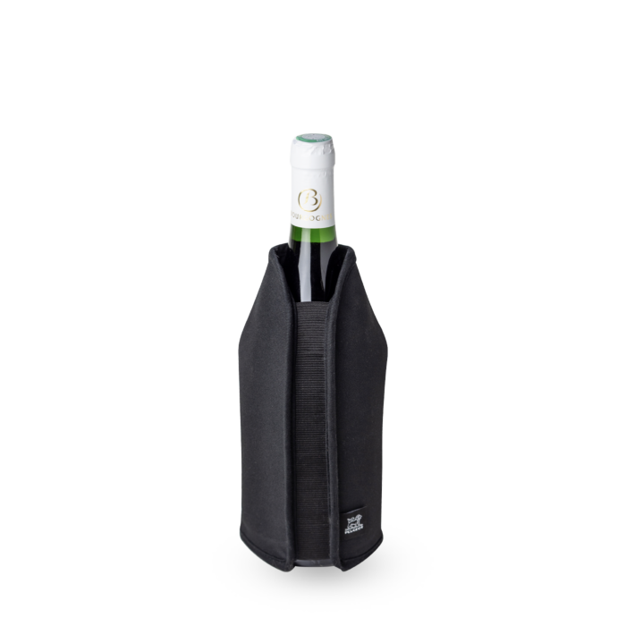 Rafraîchisseur extensible Vins & Champagnes, noir, 23 cm    - Peugeot - Pichet et carafe -  - La Guilde Culinaire