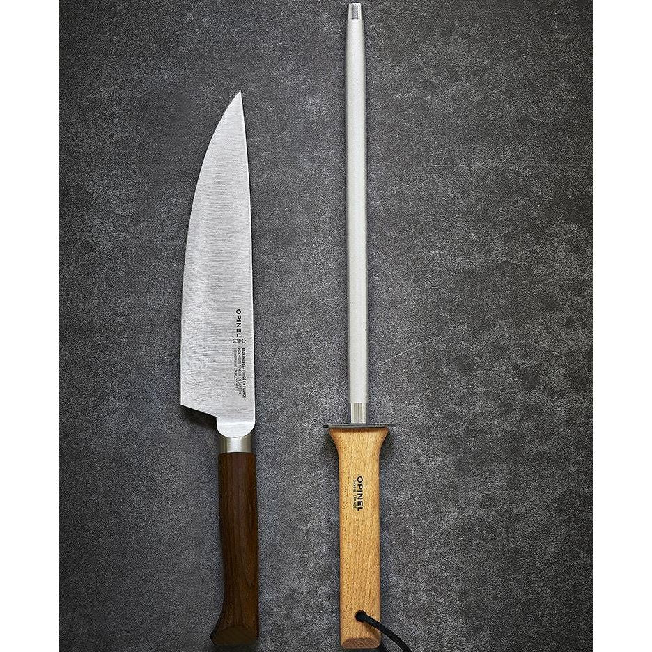 Fusil d'affûtage en acier    - Opinel - Fusil d'affûtage -  - La Guilde Culinaire